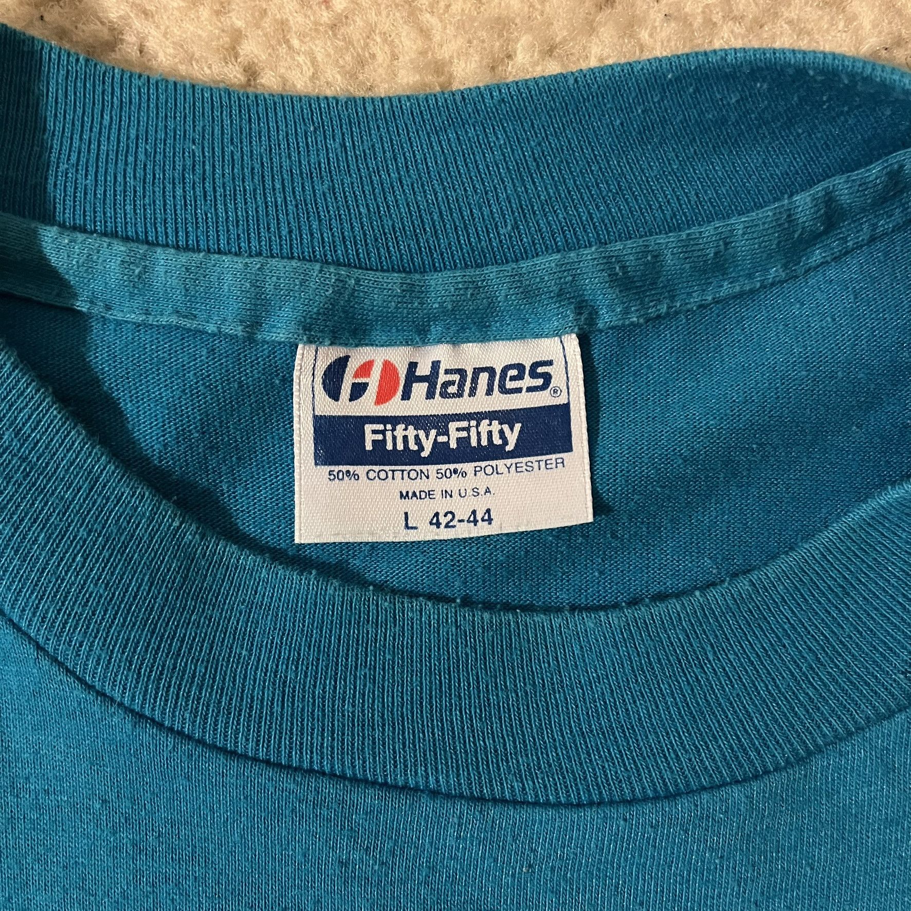 Hanes × Vintage VTG 90s John Dort’s Night Pasture Clifton, Wisconsin Tee Size US L / EU 52-54 / 3 - 5 Thumbnail