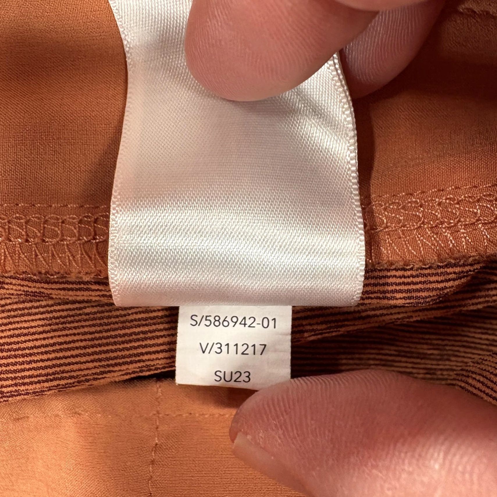 Athleta Athleta Echo Wide Leg Cropped Pants Womens 8 Sunburst Clay Orange Pull On Lounge Size 30" / US 8 / IT 44 - 6 Thumbnail