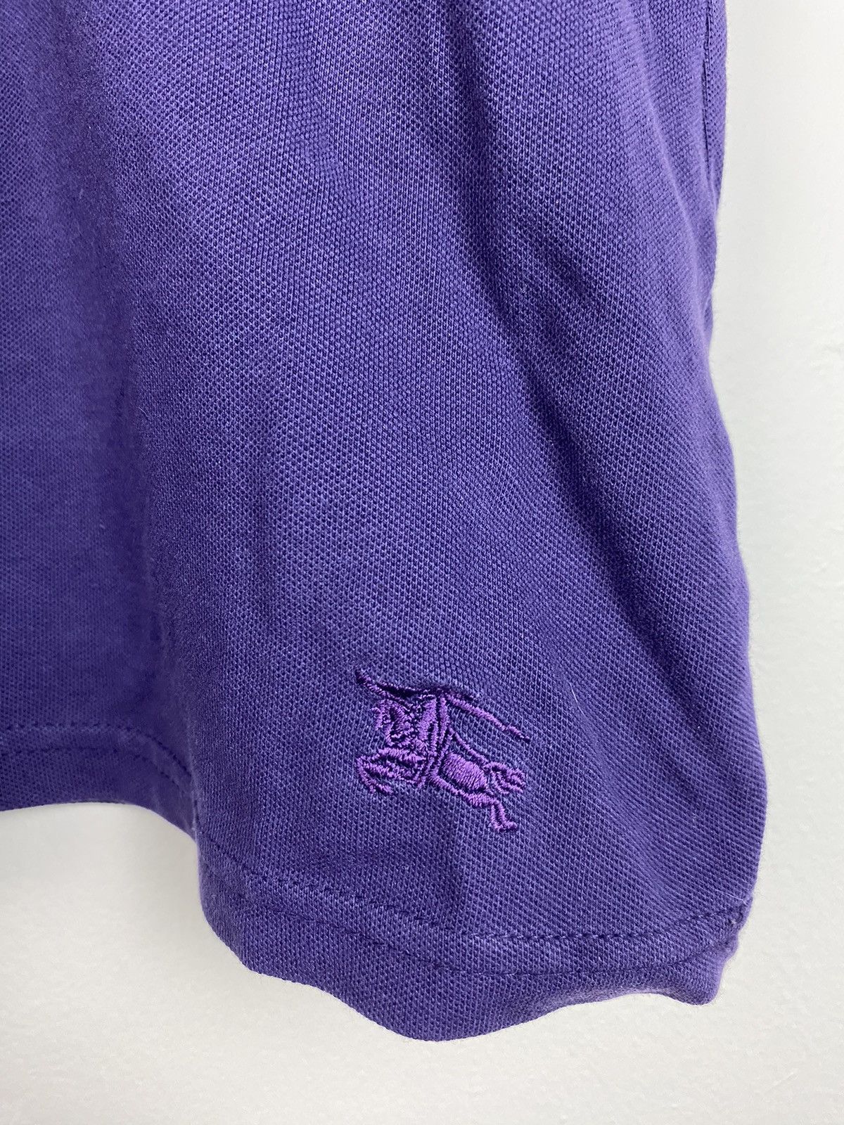 Burberry Purple Burberry Nova Check Polo Shirt Button Up Size S / US 4 / IT 40 - 4 Thumbnail