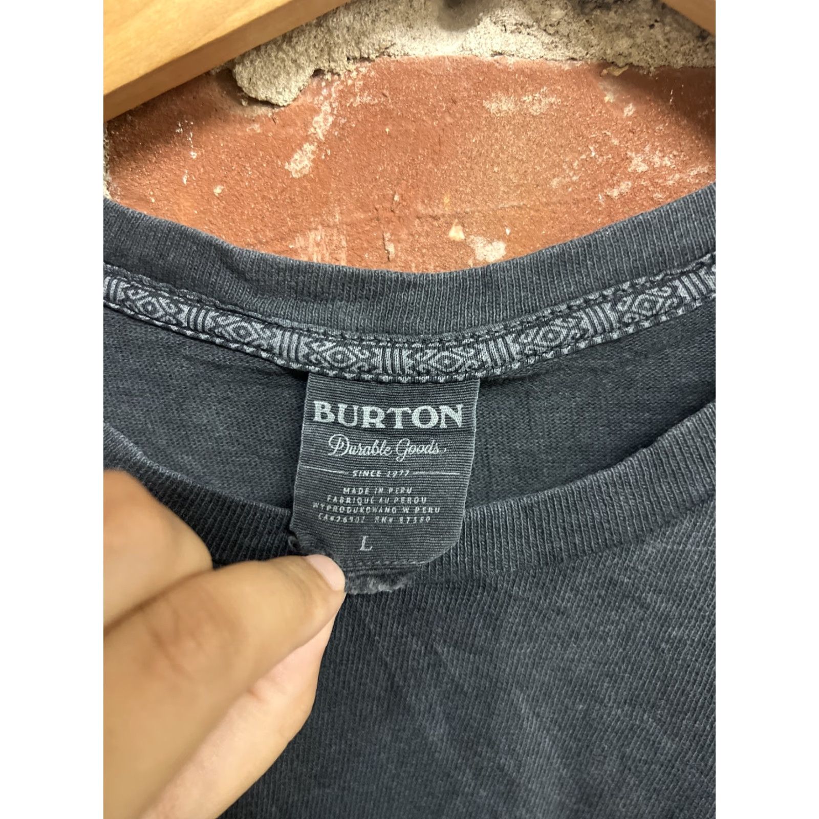 Burton Burton Durable Goods Duck Shirt Gray Large T31 Size US L / EU 52-54 / 3 - 3 Thumbnail