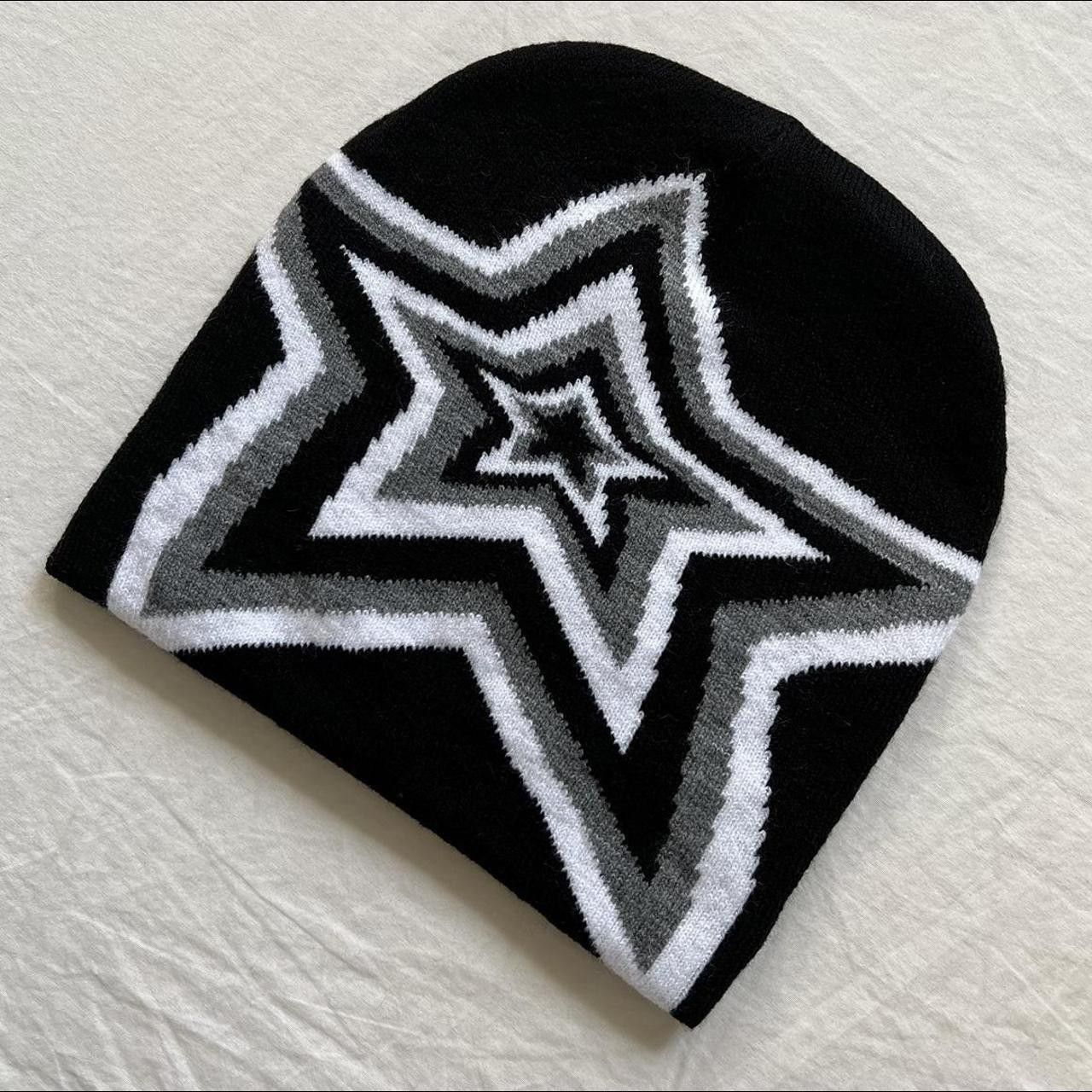 Other y2k style grunge punk black and grey star design Size ONE SIZE - 2 Thumbnail