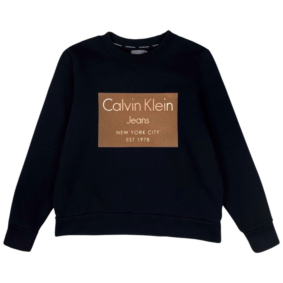 Calvin Klein Calvin Klein Jeans Velour Logo Sweatshirt Size L / US 10 / IT 46 - 2 Thumbnail
