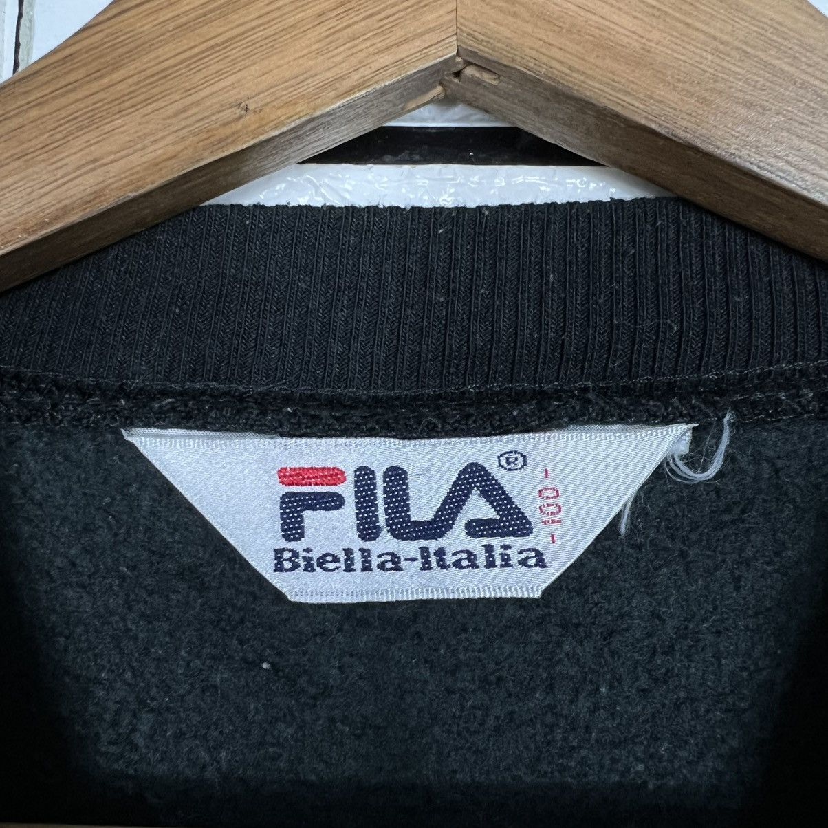 Fila FILA Embroidered Big Logo Crewneck Sweatshirt #4079-C185 Size US L / EU 52-54 / 3 - 10 Thumbnail