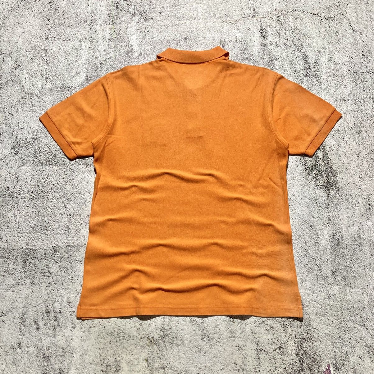 Missoni 1990s Vintage Missoni Sport Spellout Logo Polo Tshirt Orange Size US L / EU 52-54 / 3 - 11 Thumbnail