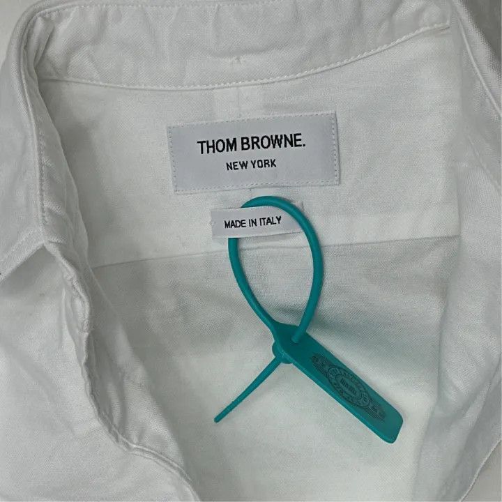 Thom Browne Thom Browne Classic White Long Sleeve Shirt -2507 Size M / US 6-8 / IT 42-44 - 2 Thumbnail