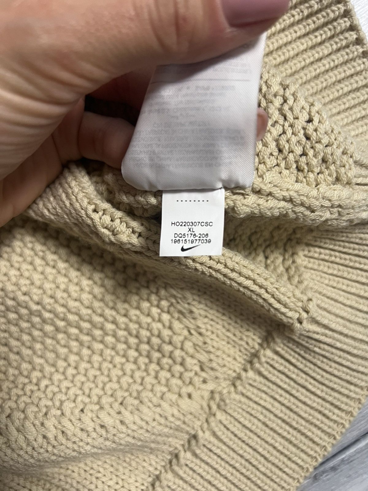 Nike Very Rare Knitted Sweater Nike Big Swoosh Centr Logo Size US XL / EU 56 / 4 - 8 Thumbnail