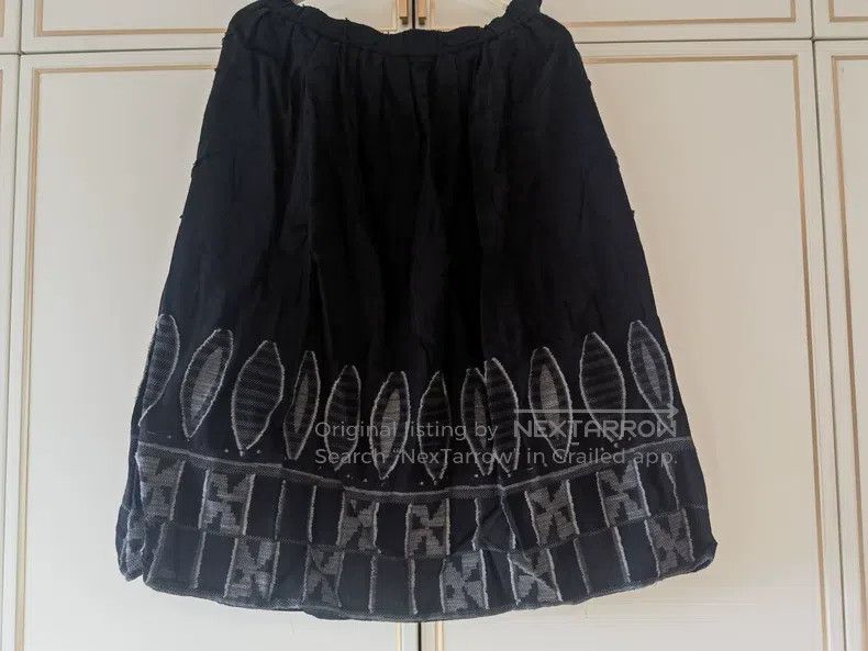 Issey Miyake Issey Miyake size:3 Embroidered Midi Skirt Size 31" - 1 Thumbnail