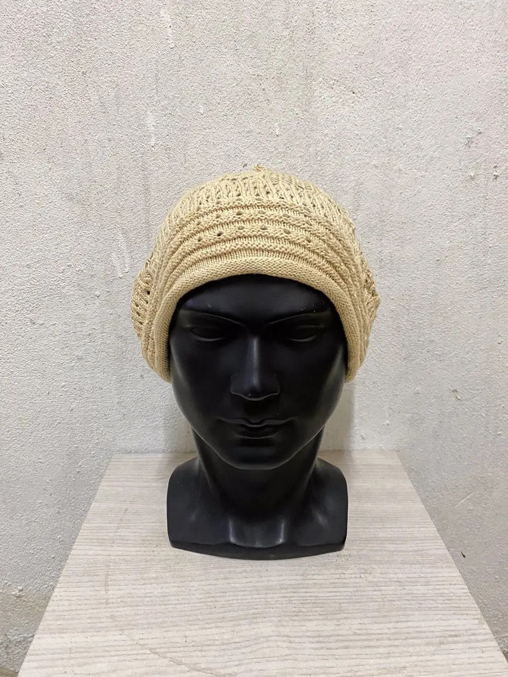Japanese Brand × Vintage Japanese Brand Knit Beanie Hat Size ONE SIZE - 3 Thumbnail