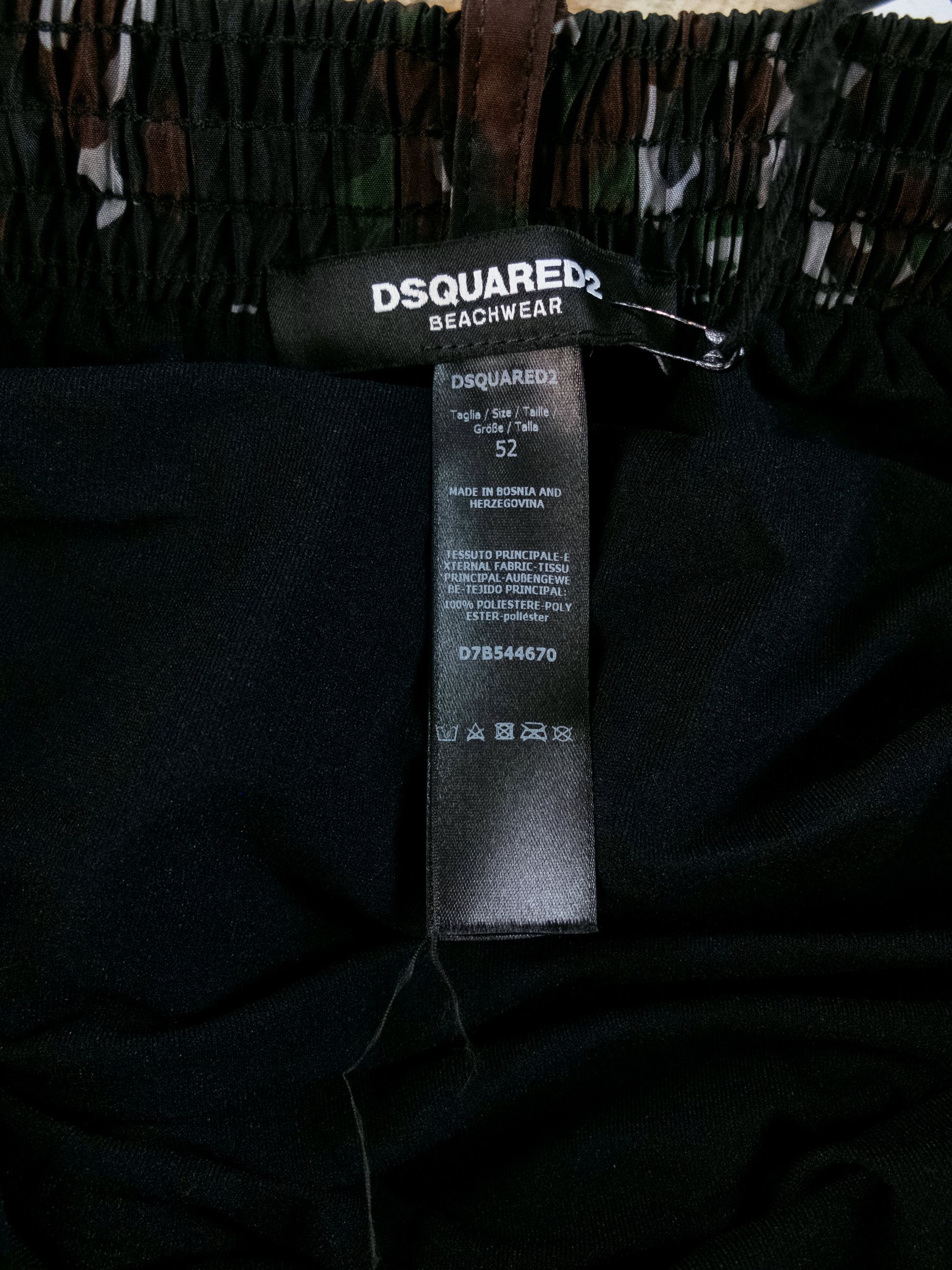 Dsquared2 DSQUARED2 camouflage & logo print midi swim shorts XL Size US 36 / EU 52 - 6 Thumbnail