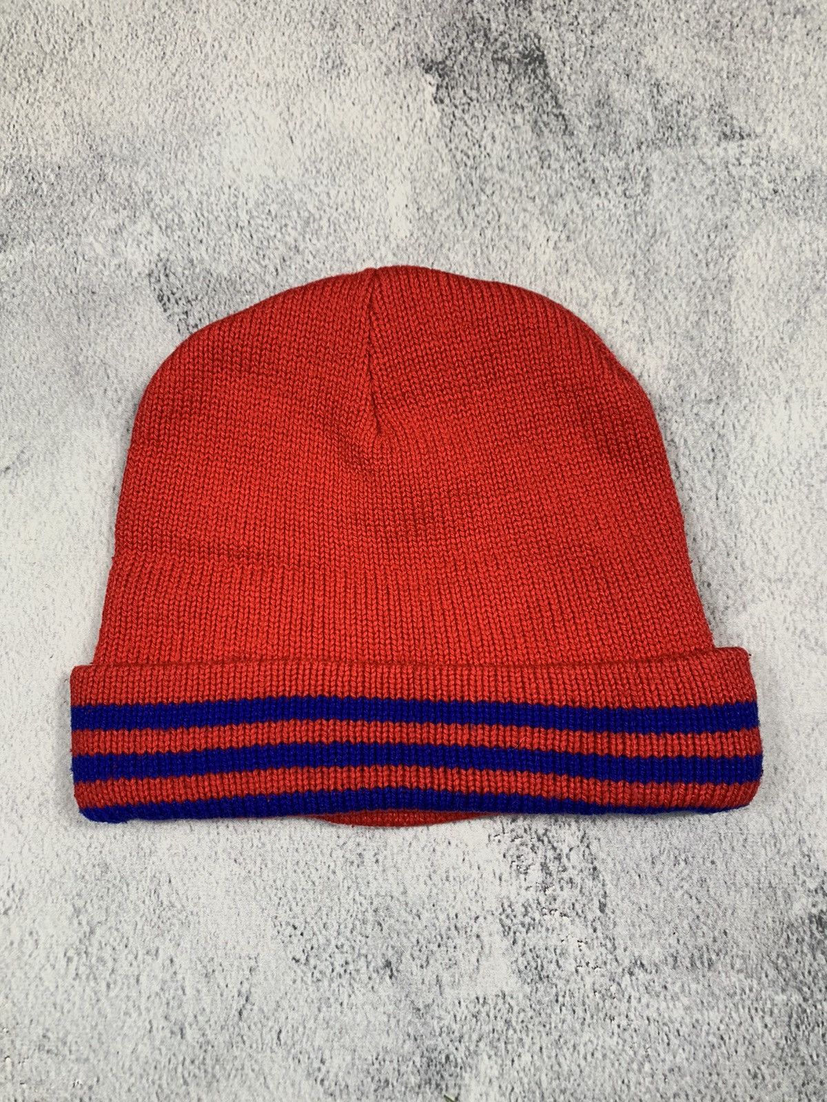Adidas Vintage Y2K Bayern Munich striped streetwear soccer beanie Size ONE SIZE - 2 Thumbnail