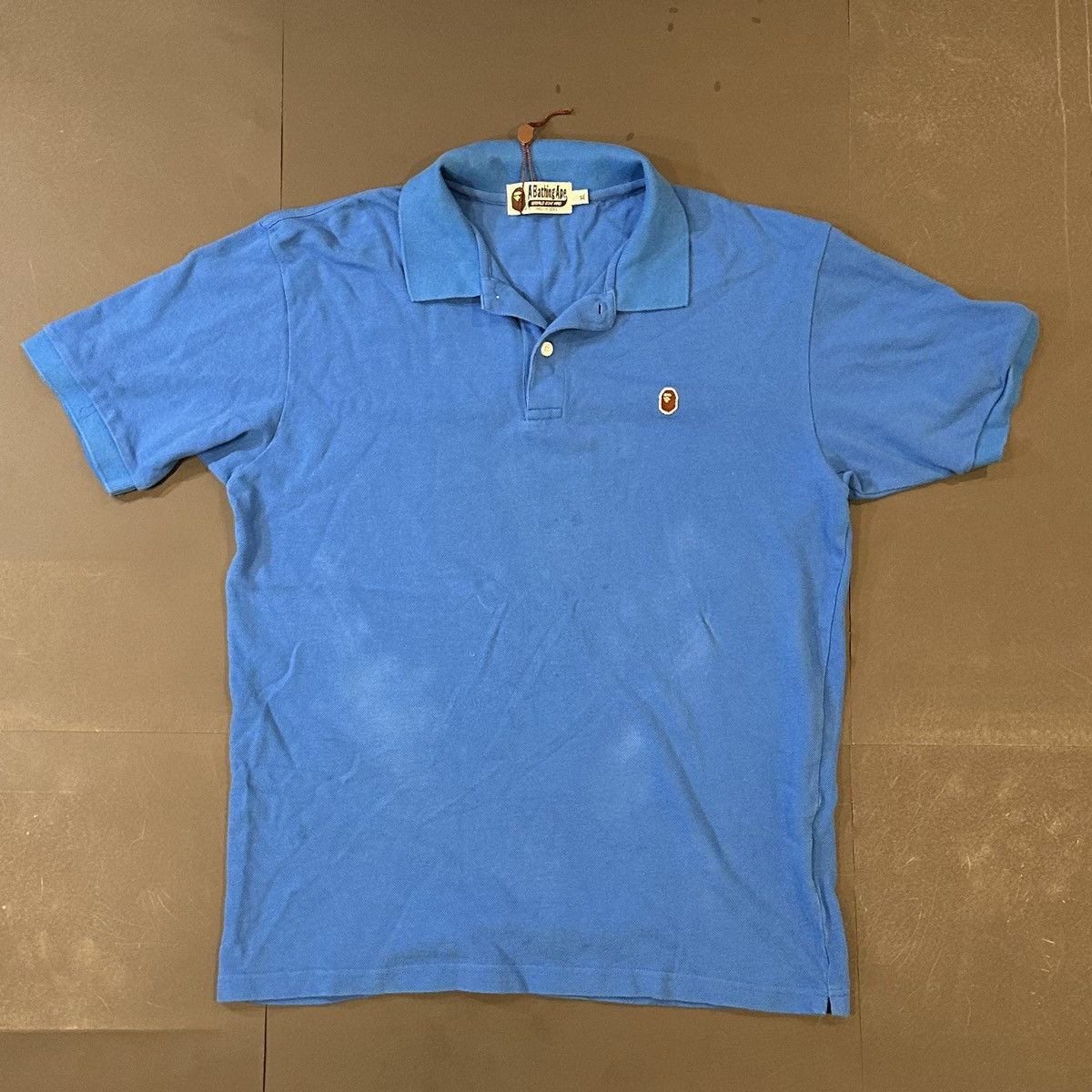 Bape Blue Bape Polo | Grailed