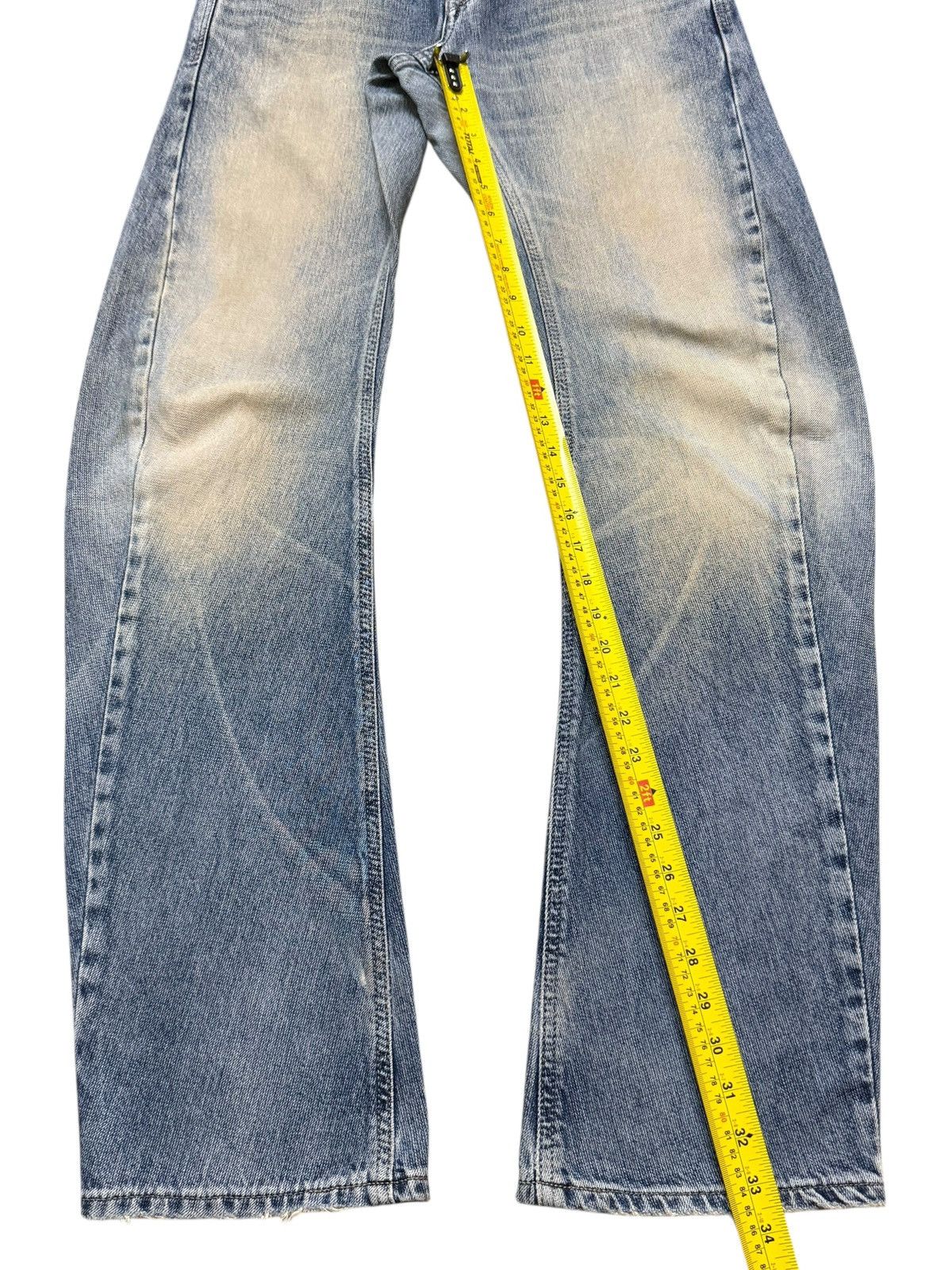Edwin Vintage Y2K Edwin E-Function Mud Wash Faded Twisted Leg Size US 31 - 13 Thumbnail