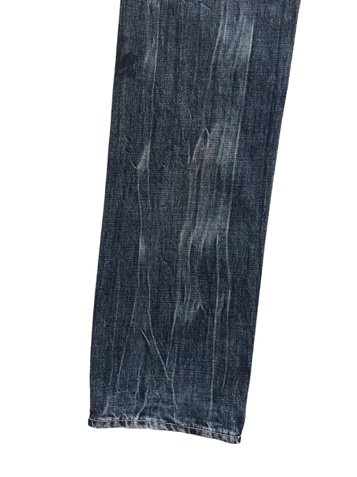 Takeo Kikuchi Takeo Kikuchi Yakuza Yanki Painted Art Denim Jeans Size US 32 / EU 48 - 15 Thumbnail