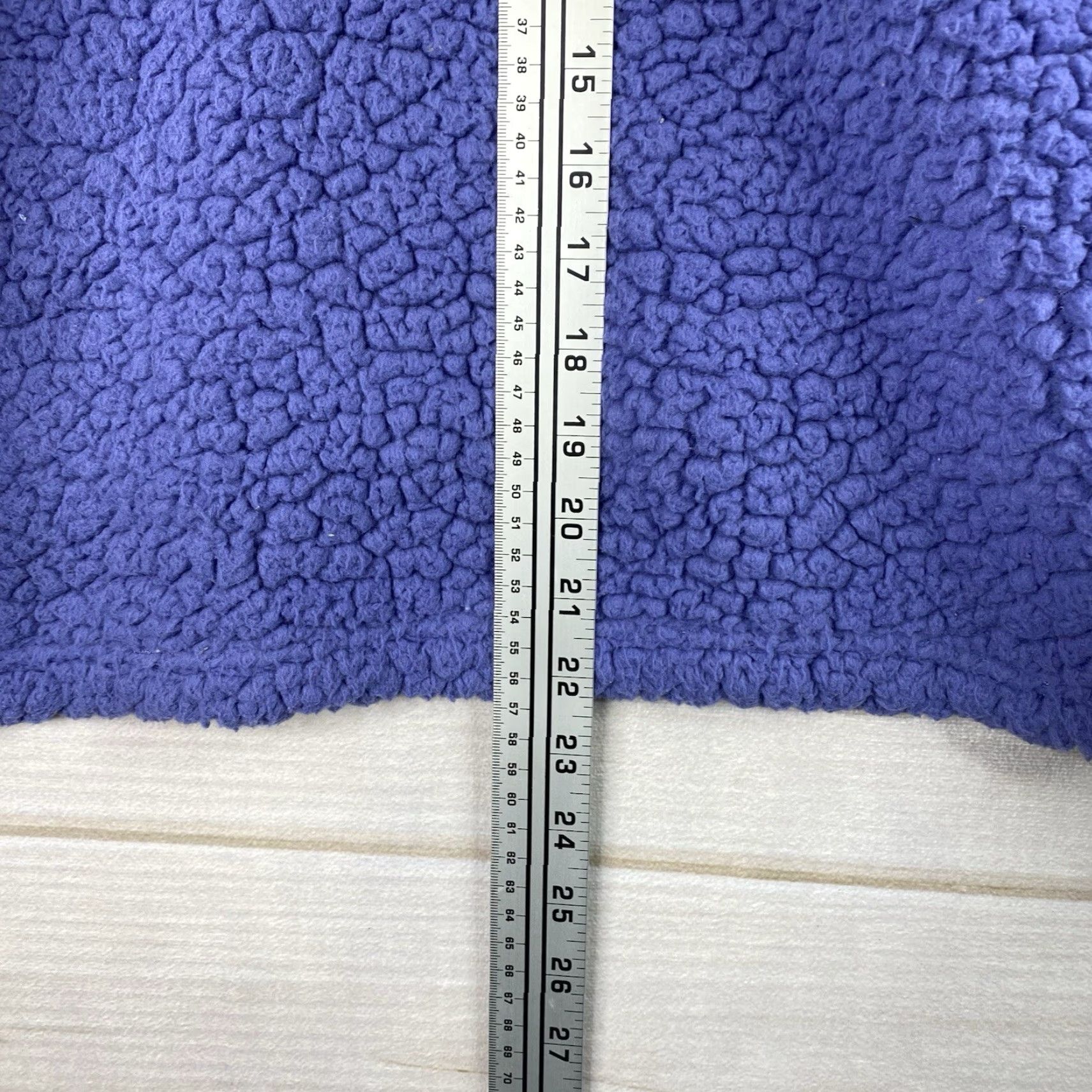 Vintage Zella Hoodie Womens XL Blue Fleece Pullover Top Lightweight Sherpa Zipless Hooded Pullover Casual Activewear (Adult) Womens Size XL / US 12-14 / IT 48-50 - 3 Thumbnail