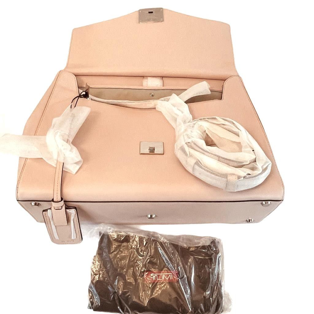 Tumi TUMI MARIELLA WOMEN'S TAVI SATCHEL MESSENGER PINK LEATHER Size ONE SIZE - 7 Thumbnail