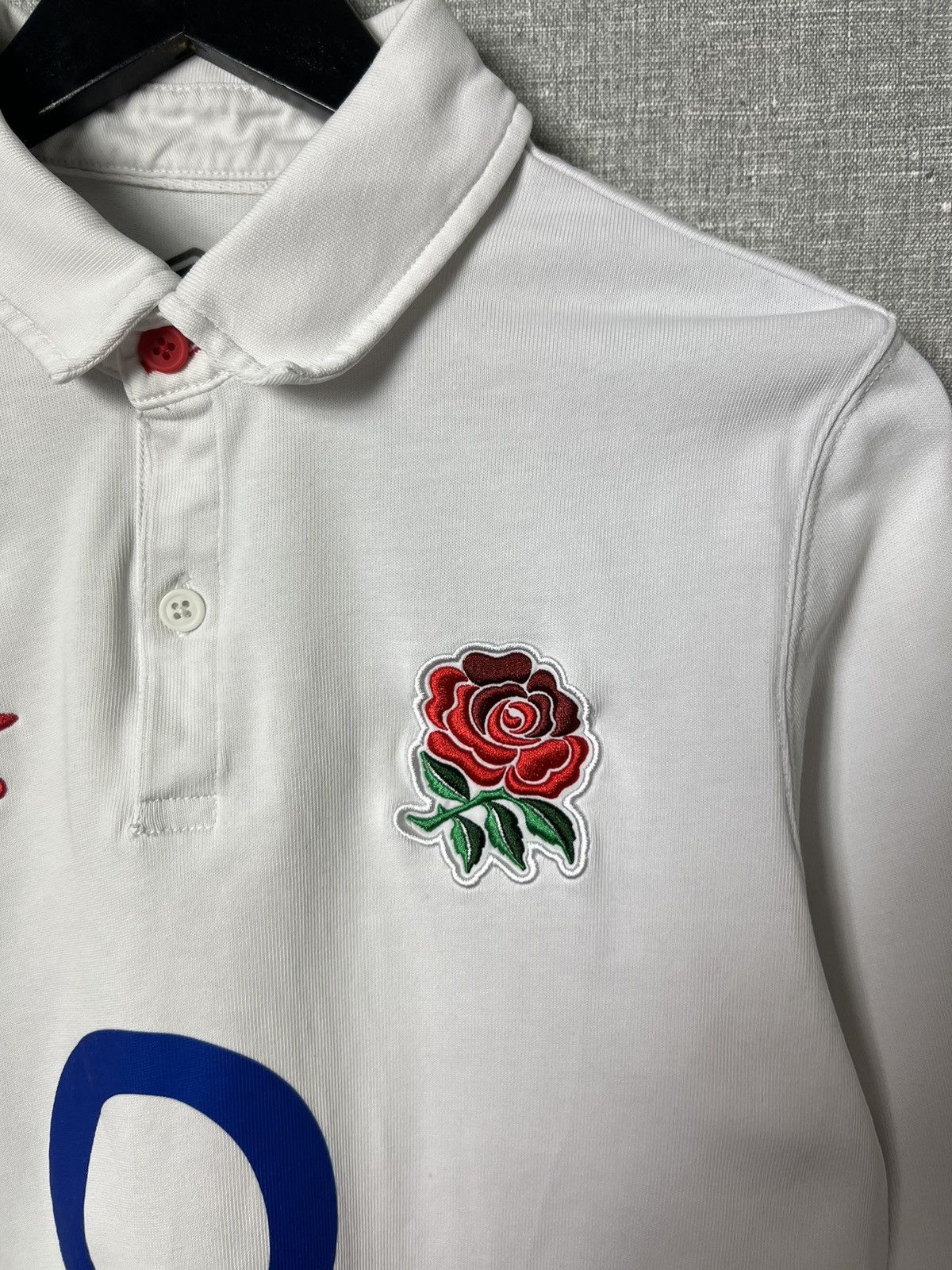 Umbro 2020-21 Umbro England Home Long Sleeve Classic Rugby Shirt Size US S / EU 44-46 / 1 - 3 Thumbnail