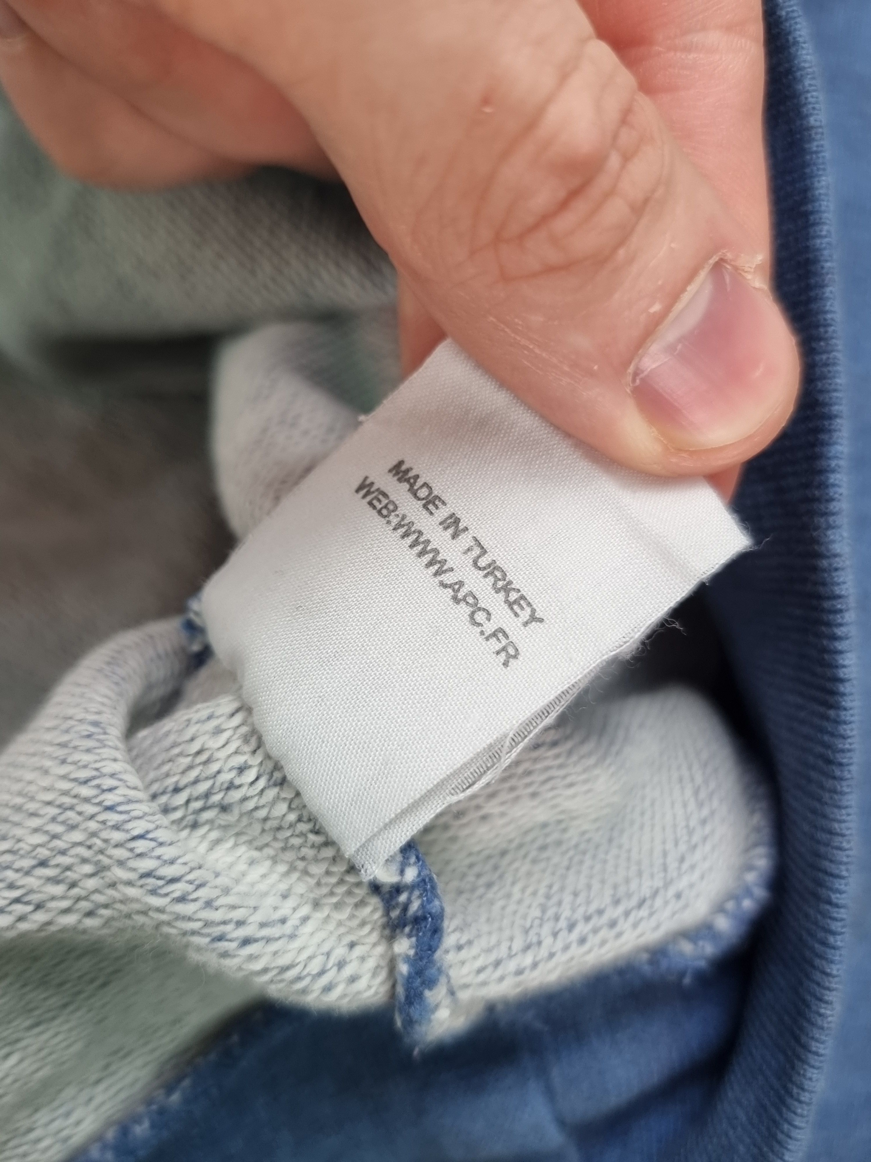 A.P.C. Apc crewneck navy atelier vintage Size US XL / EU 56 / 4 - 5 Thumbnail