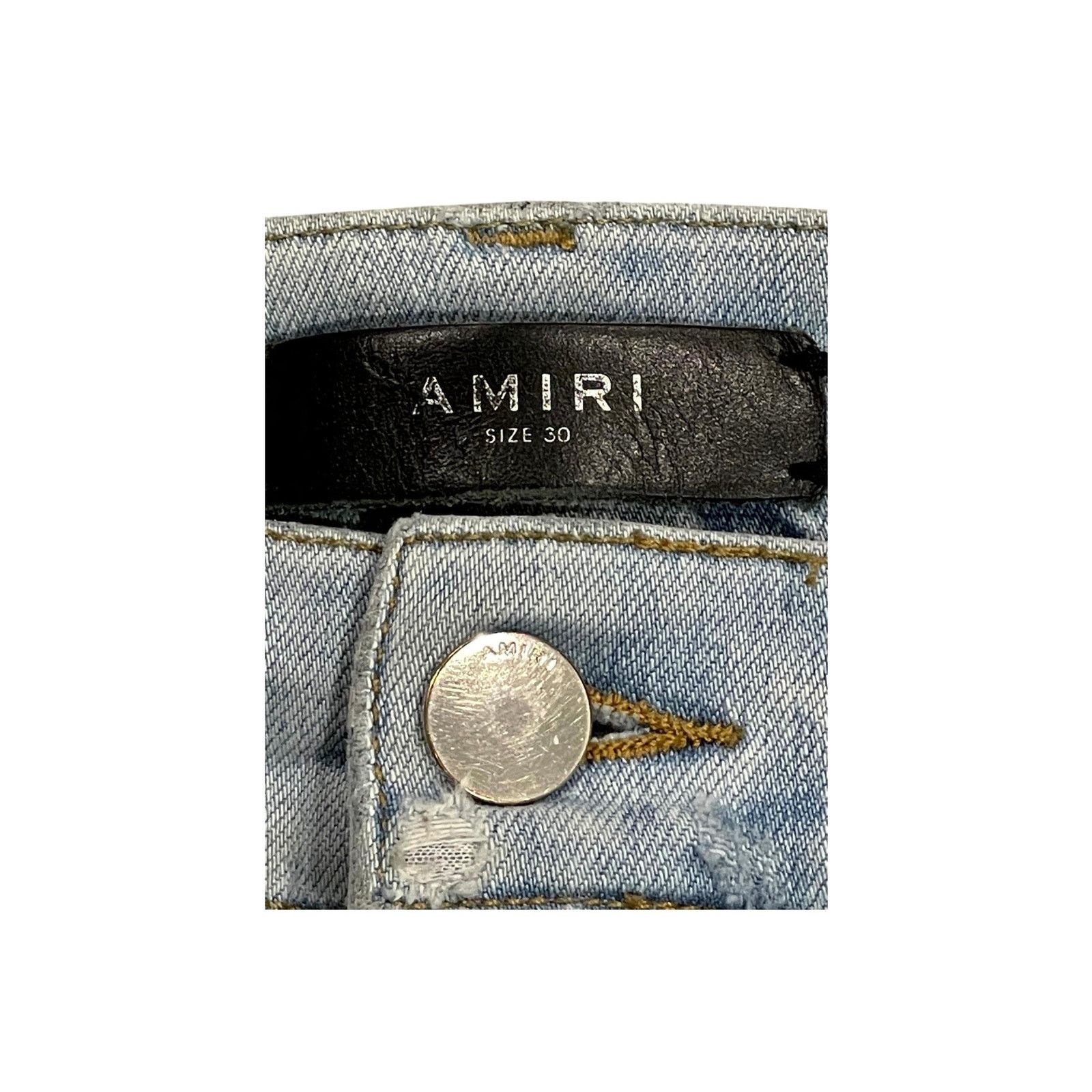 Amiri Amiri "Tiger" Light Wash Jeans Size US 30 / EU 46 - 4 Thumbnail