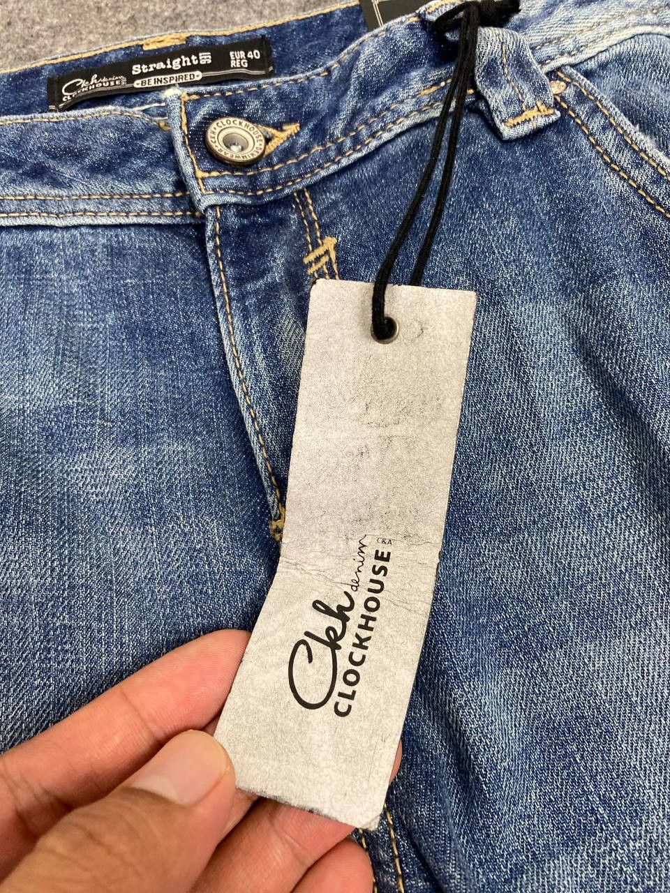 Other clockhouse denim straight cut distressed design Size 34" / US 12 / IT 48 - 11 Thumbnail