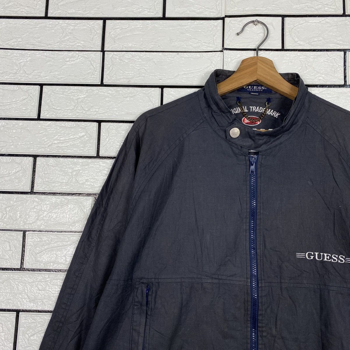 Guess Vintage Zipper Jacket Guess Classic Full Print Size US M / EU 48-50 / 2 - 8 Thumbnail