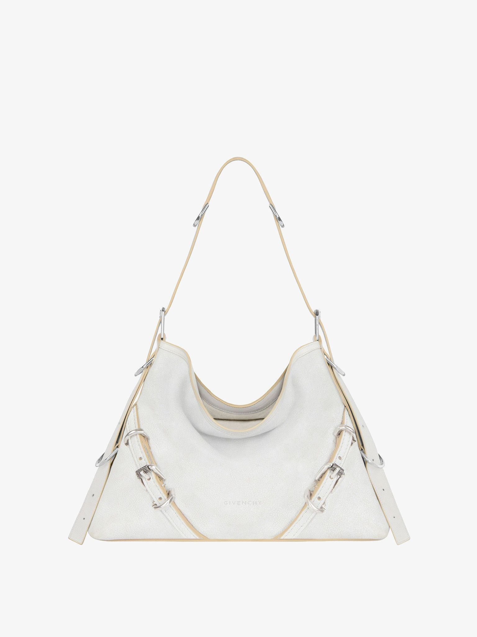 Givenchy o1w1db10325 Size: OS/Voyou Medium Bag in Ivory Size ONE SIZE - 1 Thumbnail