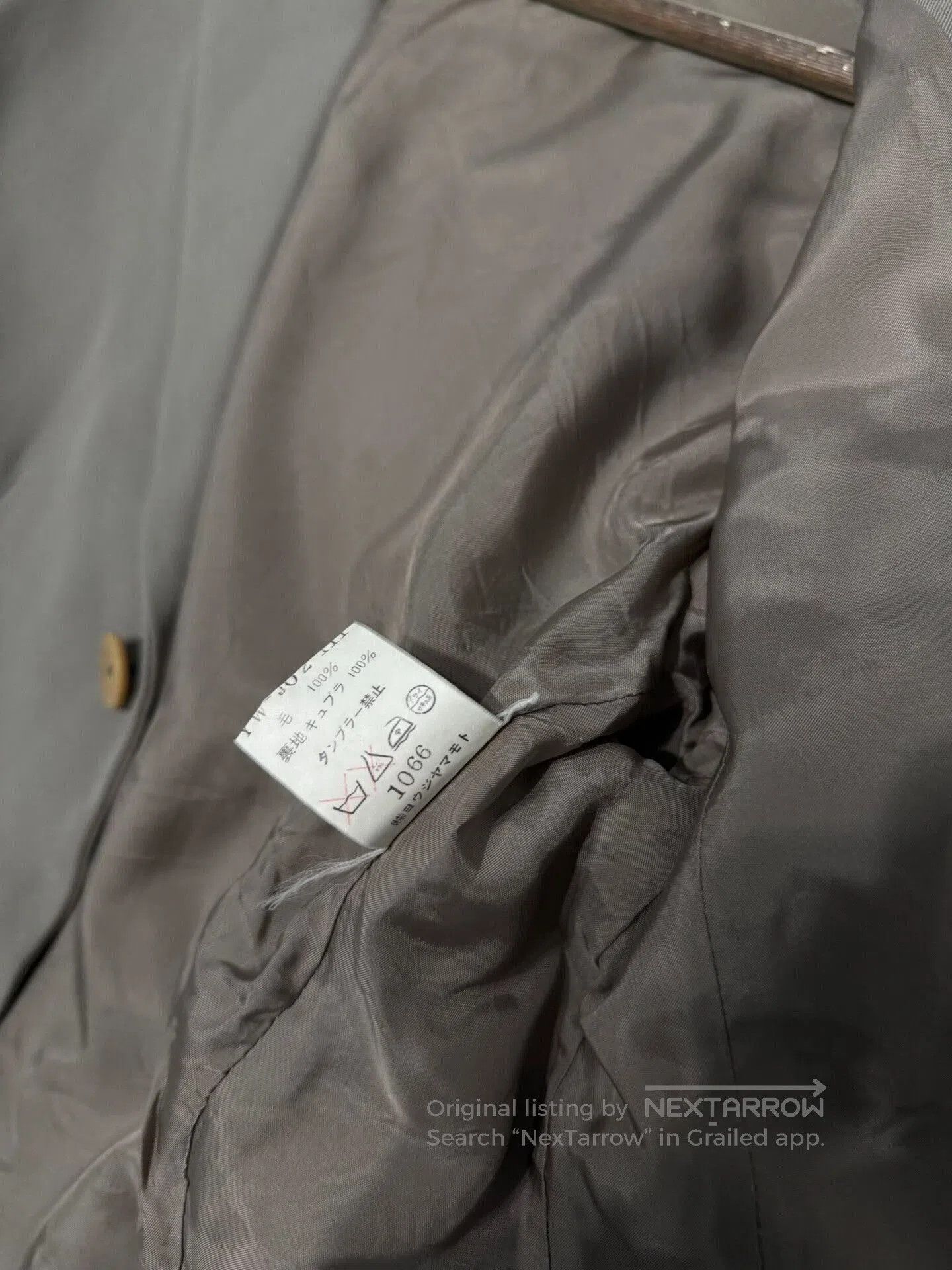 Other Y's Yamamoto Vintage Women’s Suit Jacket. Size M / US 6-8 / IT 42-44 - 3 Thumbnail