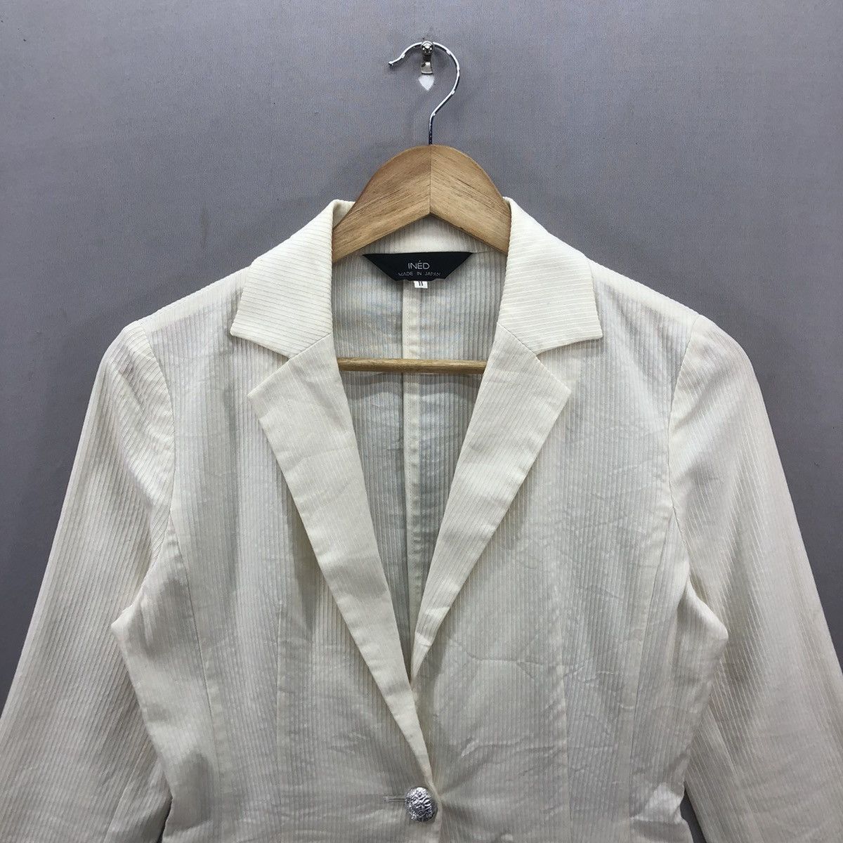 Yohji Yamamoto Inéd 1 Button Blazer Jacket Size XS / US 0-2 / IT 36-38 - 4 Thumbnail