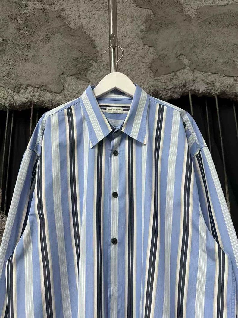 Dries Van Noten dries van noten stripe shirt 2505-Nextarrow Size US S / EU 44-46 / 1 - 3 Thumbnail