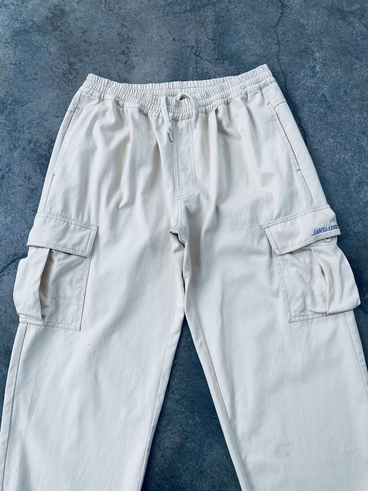 Powell Peralta Vintage Santa Cruz Powell Peralta Cargo Pants Distressed Size US 33 - 3 Thumbnail