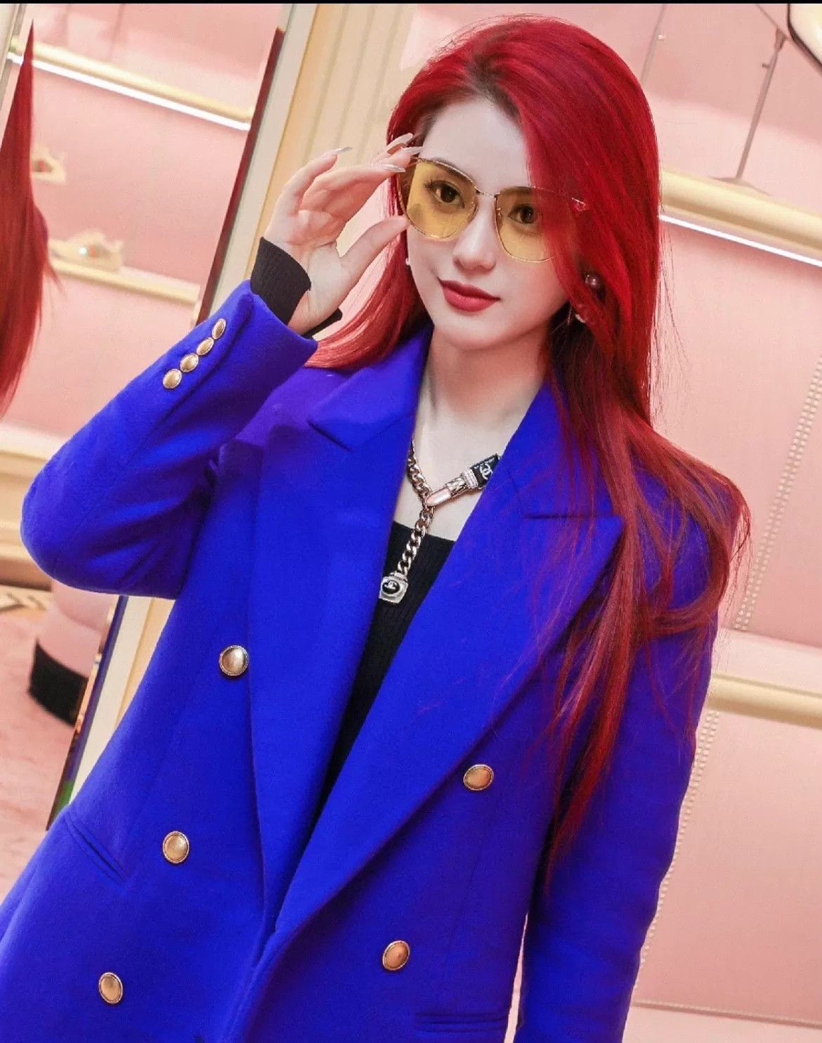 Yves Saint Laurent YSL Cobalt Blue Blazer Women 36 Size XS / US 0-2 / IT 36-38 - 7 Thumbnail