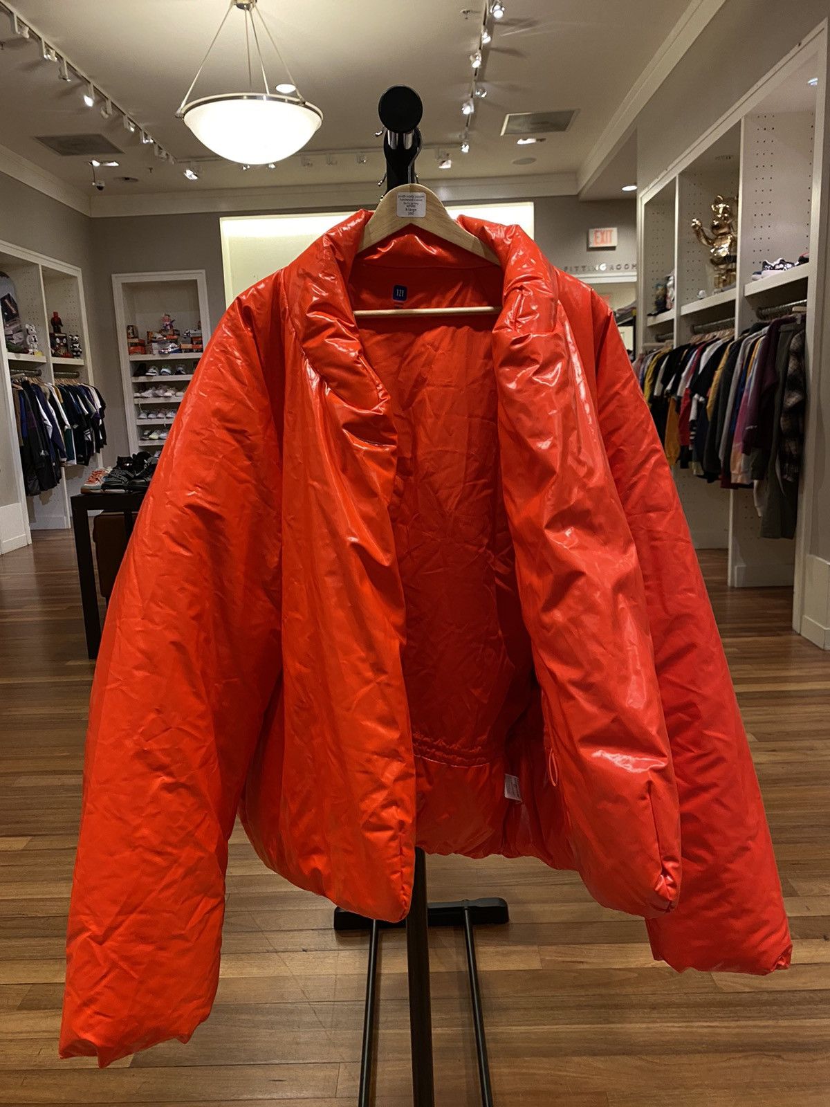 Image of Yeezy Gap Round Jacket in Red, Men's (Size XL)