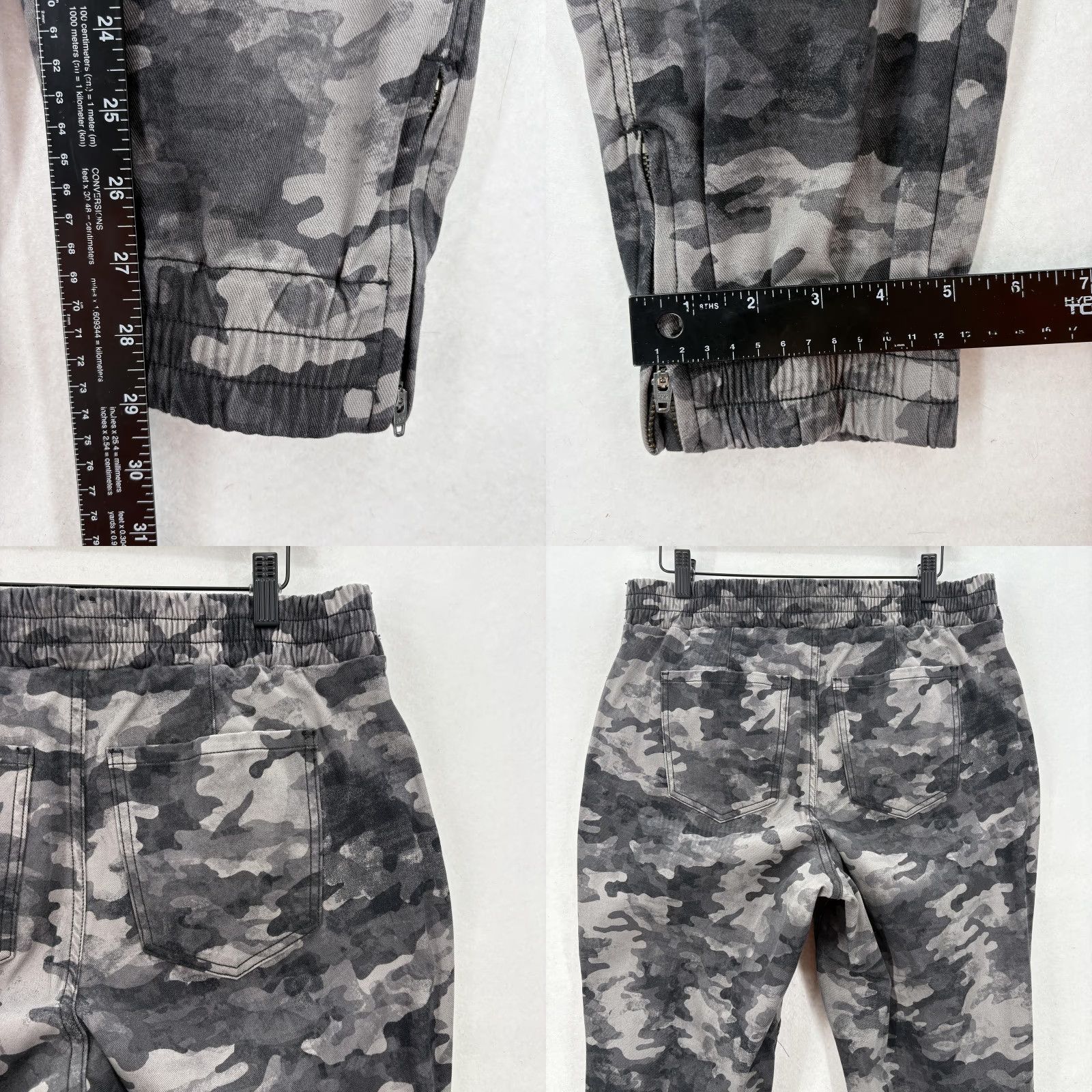 Spanx Spanx Pants Womens XL Gray Camo Stretch Twill Cargo Jogger Pockets Comfort Gym - Jogger Pants - Gray Camouflage Cargo Pants Women XL Spanx Size 40" / US 18 - 9 Thumbnail