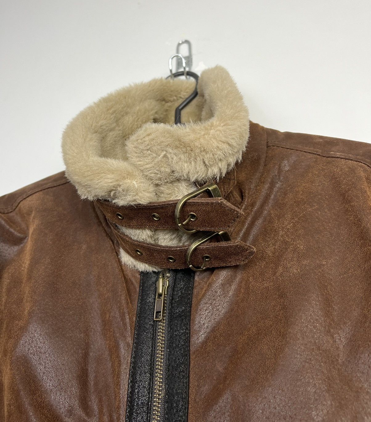 Other Leather Jacket B-3 Army Military Vintage Henry Morell Flyers Size US L / EU 52-54 / 3 - 6 Thumbnail