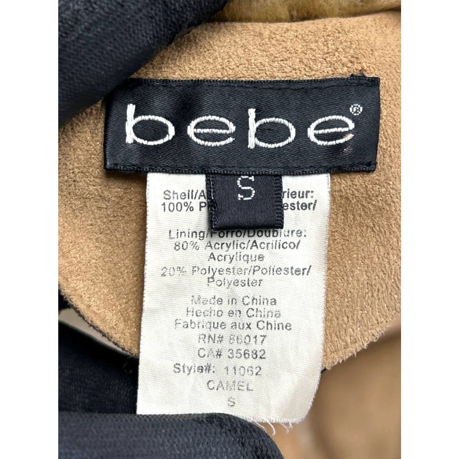Bebe VINTAGE Bebe Fur Lined Afghan Coat Womens Small Brown Lined Notch Lapel Coat Size S / US 4 / IT 40 - 7 Thumbnail