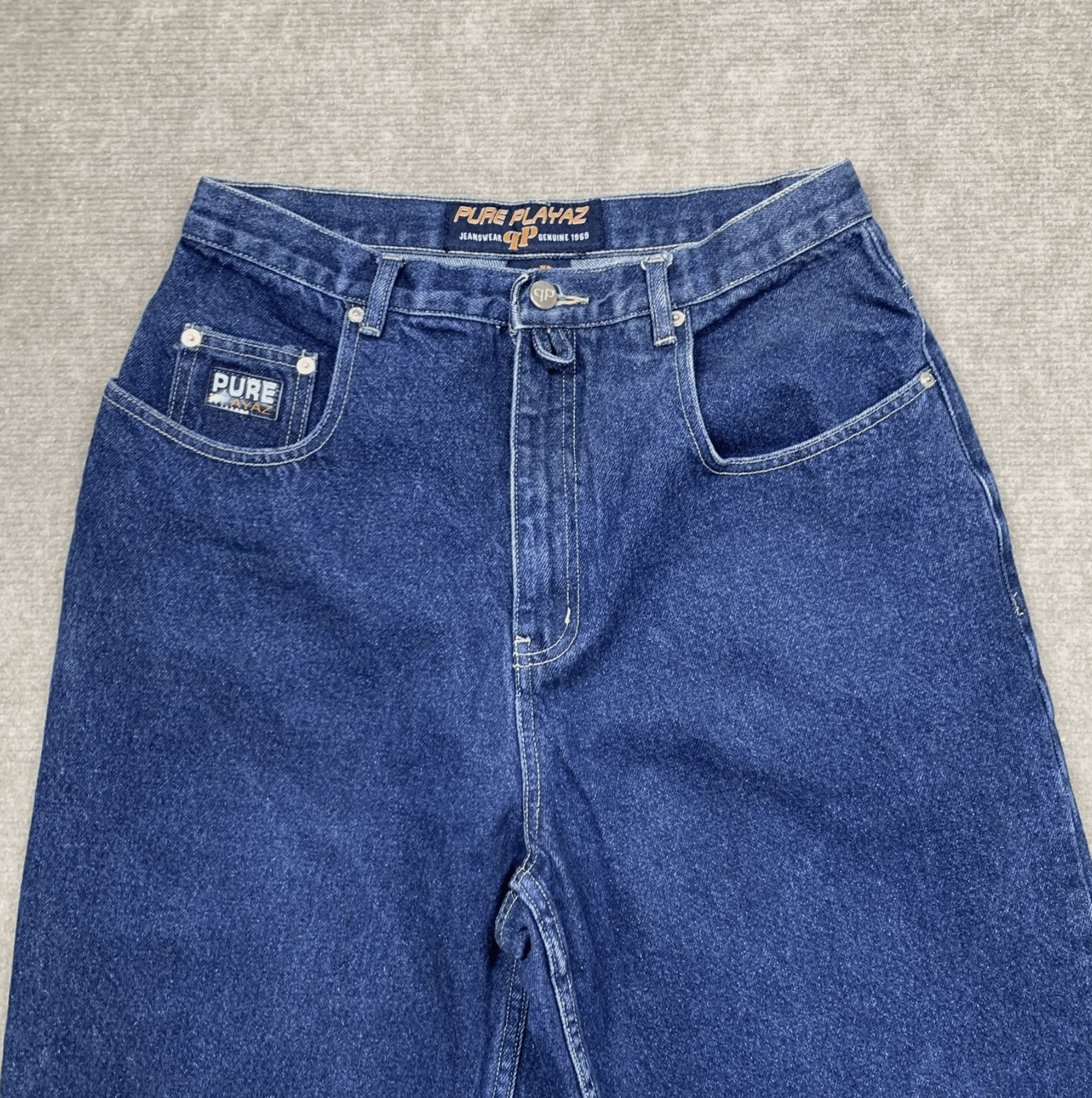 Other Pure Playaz Carpenter Jeans Mens 31X33 Blue Denim Vintage Size US 31 - 3 Thumbnail