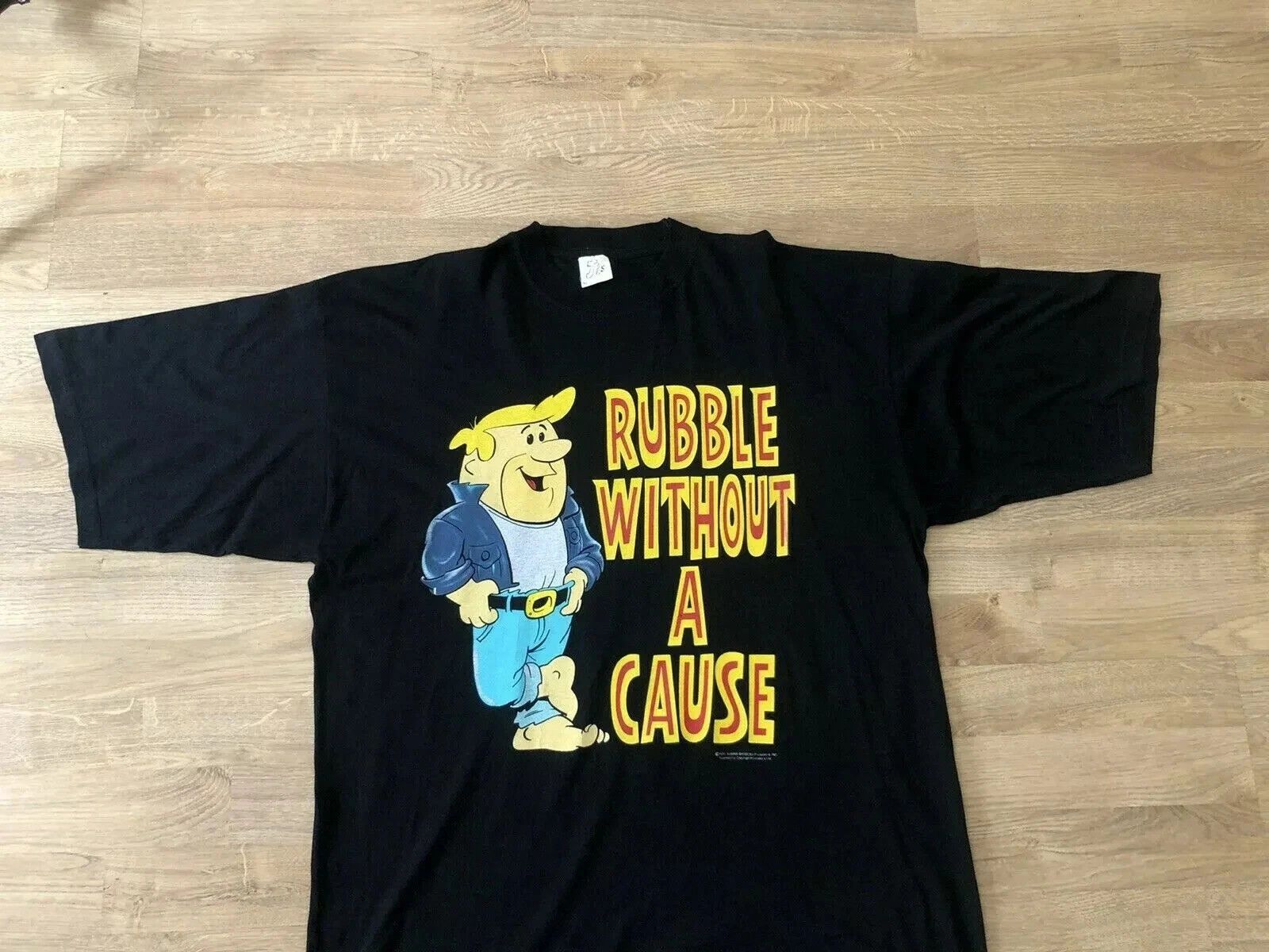 Vintage VINTAGE 1990s 90s HANNA BARBERA 1993 SHIRT FLINSTONES PROMO Size US XL / EU 56 / 4 - 3 Thumbnail