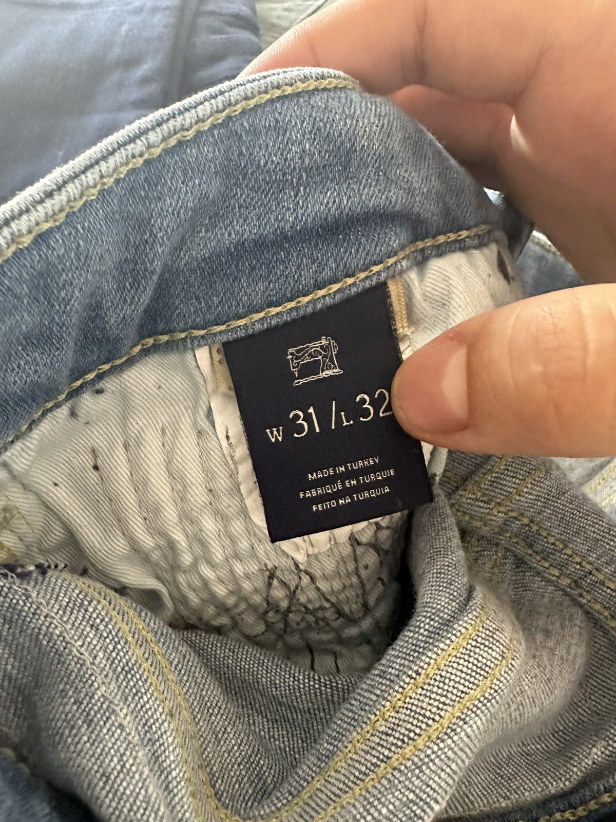 Scotch & Soda Rip style Washed Blue Jeans by Scotch&soda Size US 31 - 6 Thumbnail