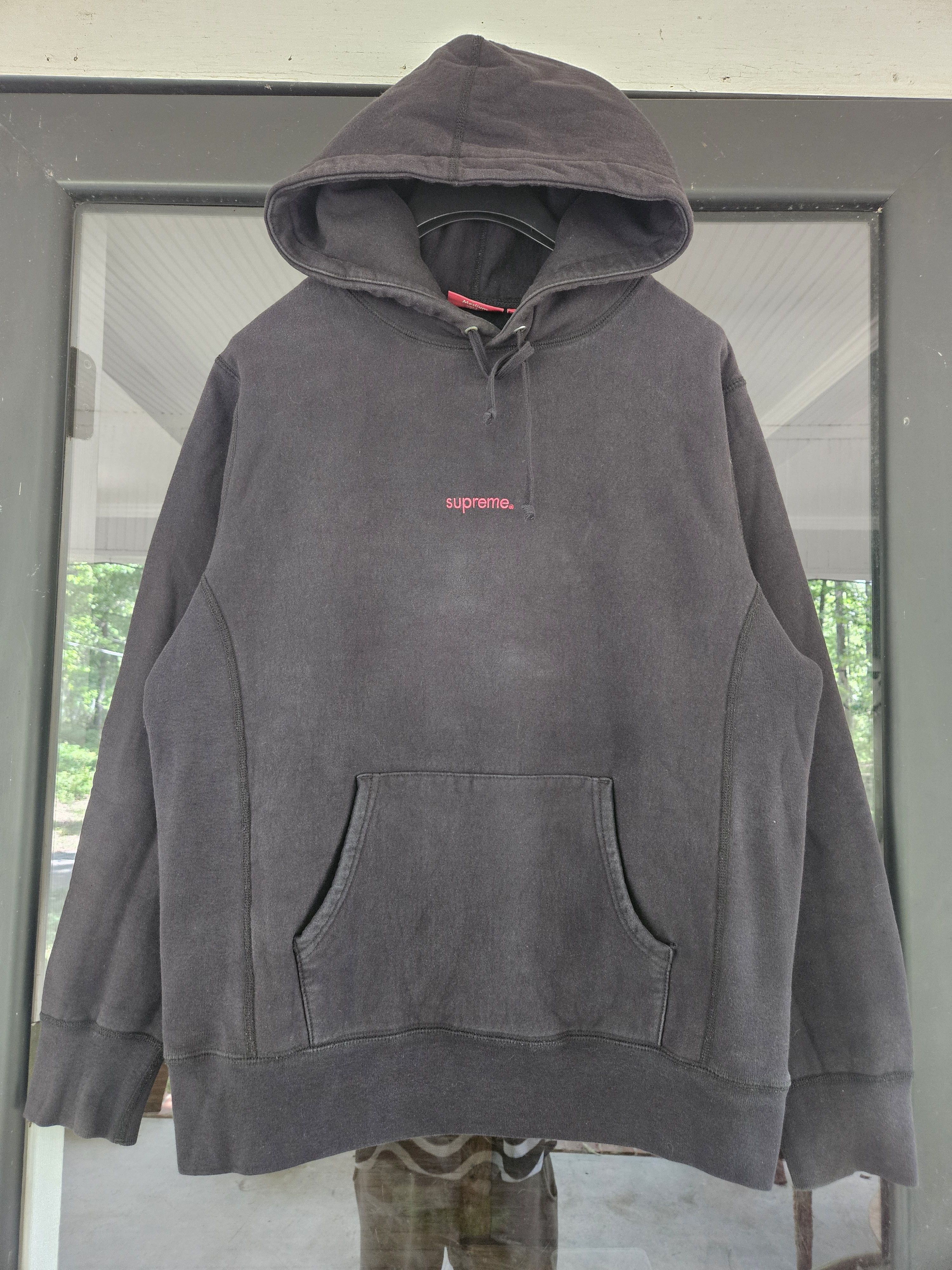 Supreme Supreme Trademark Logo Black Red Hoodie Size US M / EU 48-50 / 2 - 1 Thumbnail