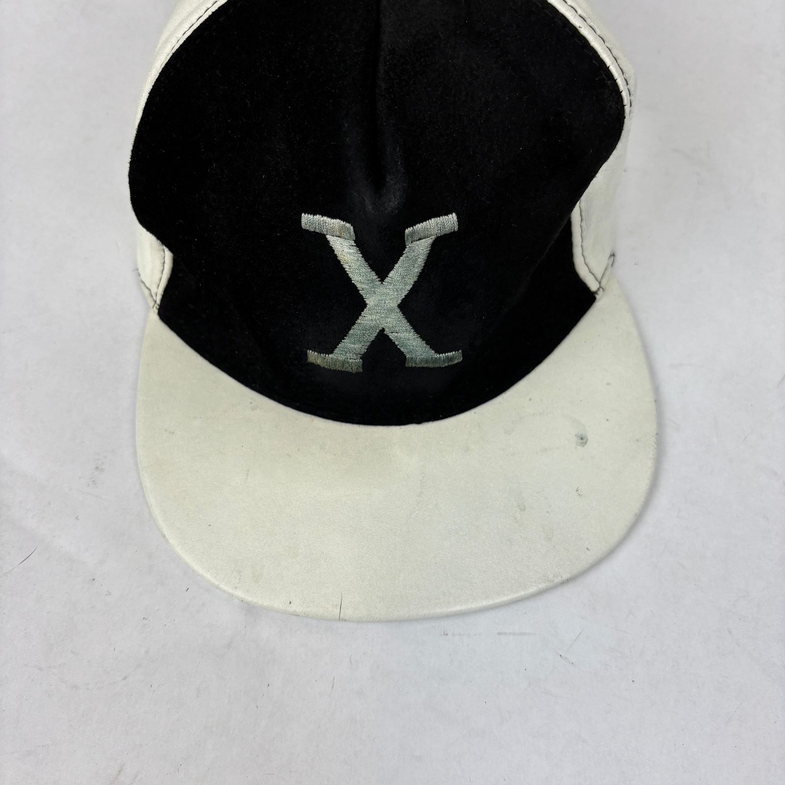 Vintage VTG Malcolm X Suede Leather Panel Baseball Adjustable Hat Size ONE SIZE - 11 Thumbnail