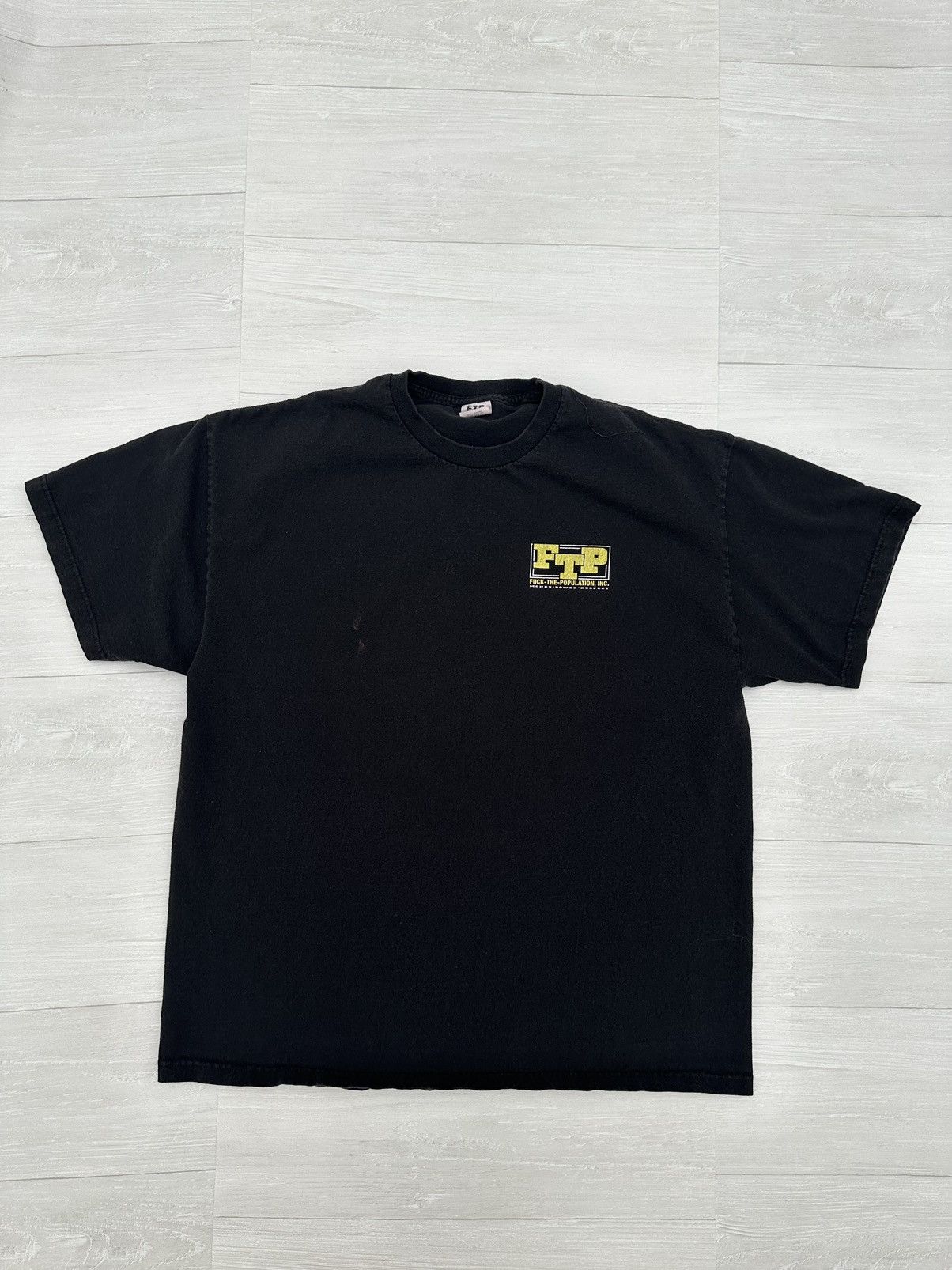 Fuck The Population Fuck The Population Power Money Respect Logo Tee Black 2XL Size US XXL / EU 58 / 5 - 3 Thumbnail