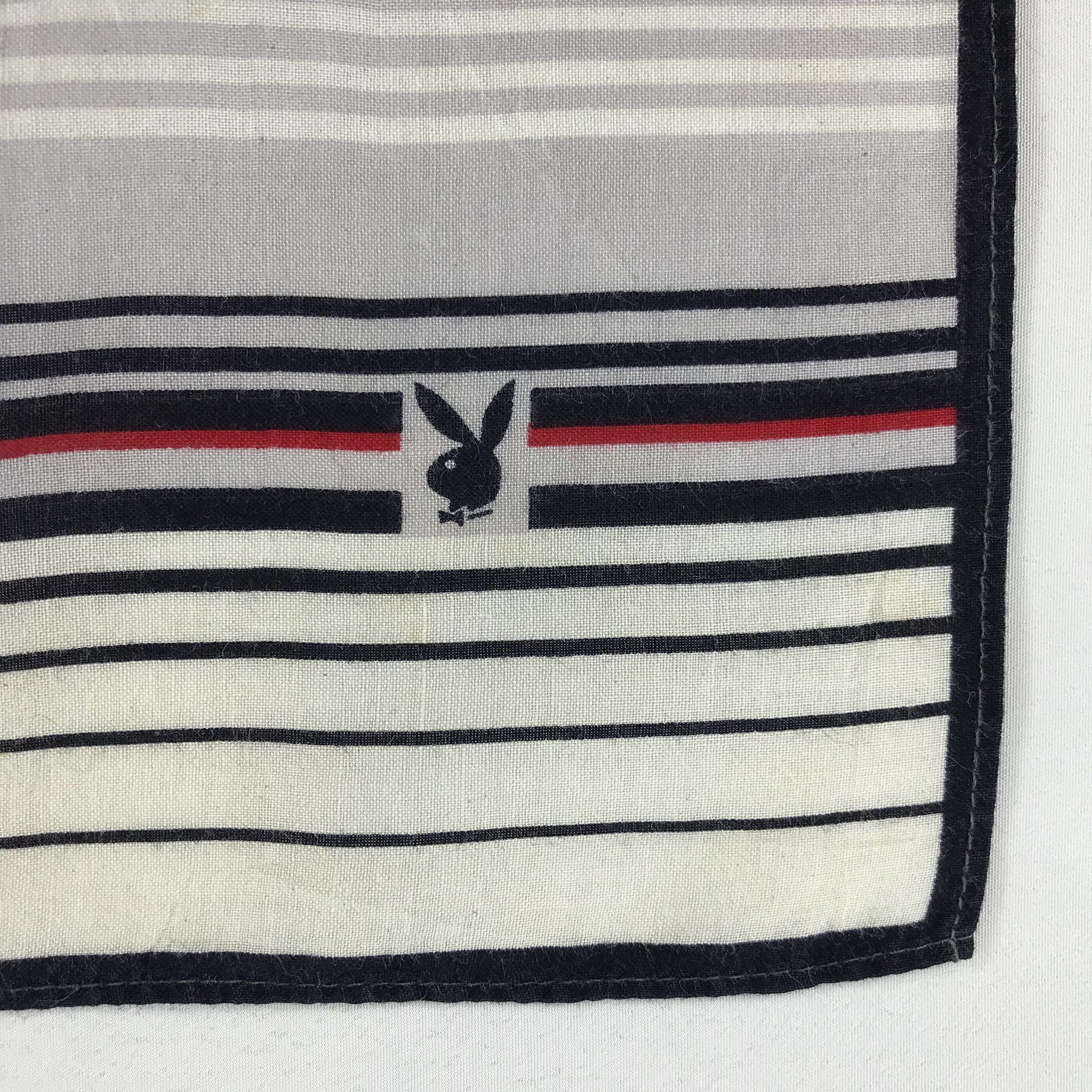 Playboy × Vintage Playboy Bandana / Handkerchief / Neckerchief - S1280 Size ONE SIZE - 3 Thumbnail
