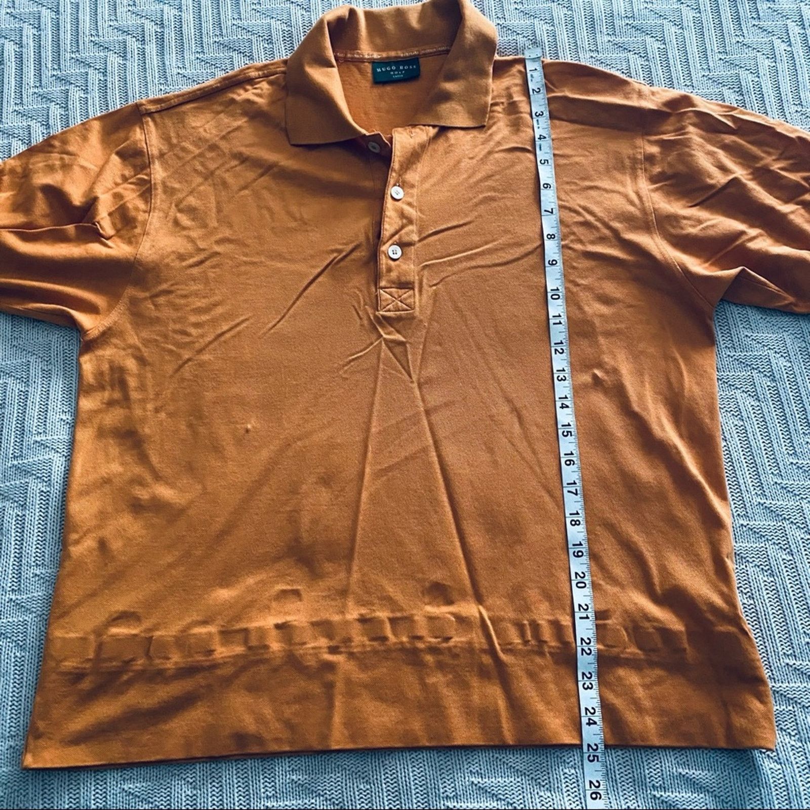 Hugo Boss Hugo Boss orange golf polo Size US L / EU 52-54 / 3 - 6 Thumbnail