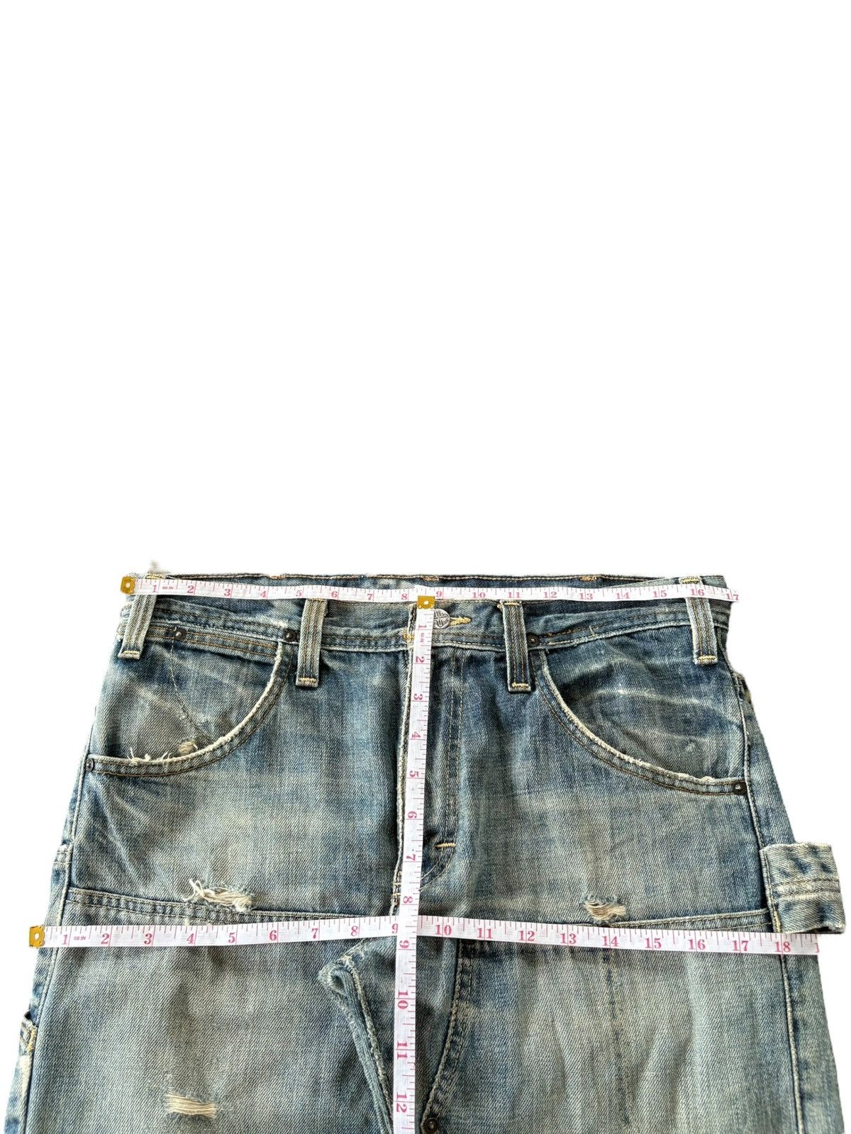 Carhartt Vintage 90s Oxen Workwear Carpenter Double Knee Baggy Jeans Size US 34 / EU 50 - 5 Thumbnail