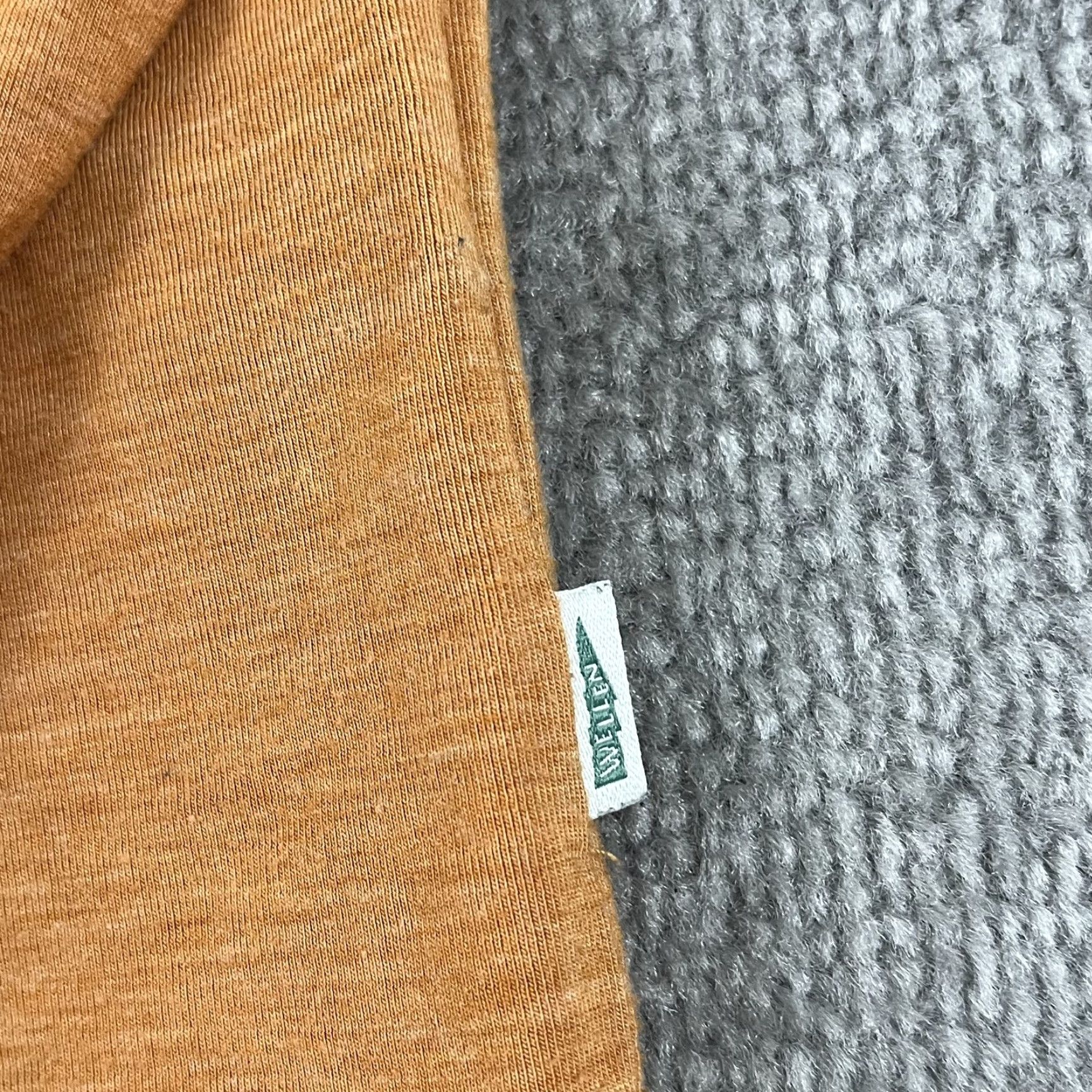 Vintage VINTAGE Seawool by Wellen Shirt Mens Medium Orange Henley Long Sleeve 1/4 Button Size US M / EU 48-50 / 2 - 4 Thumbnail