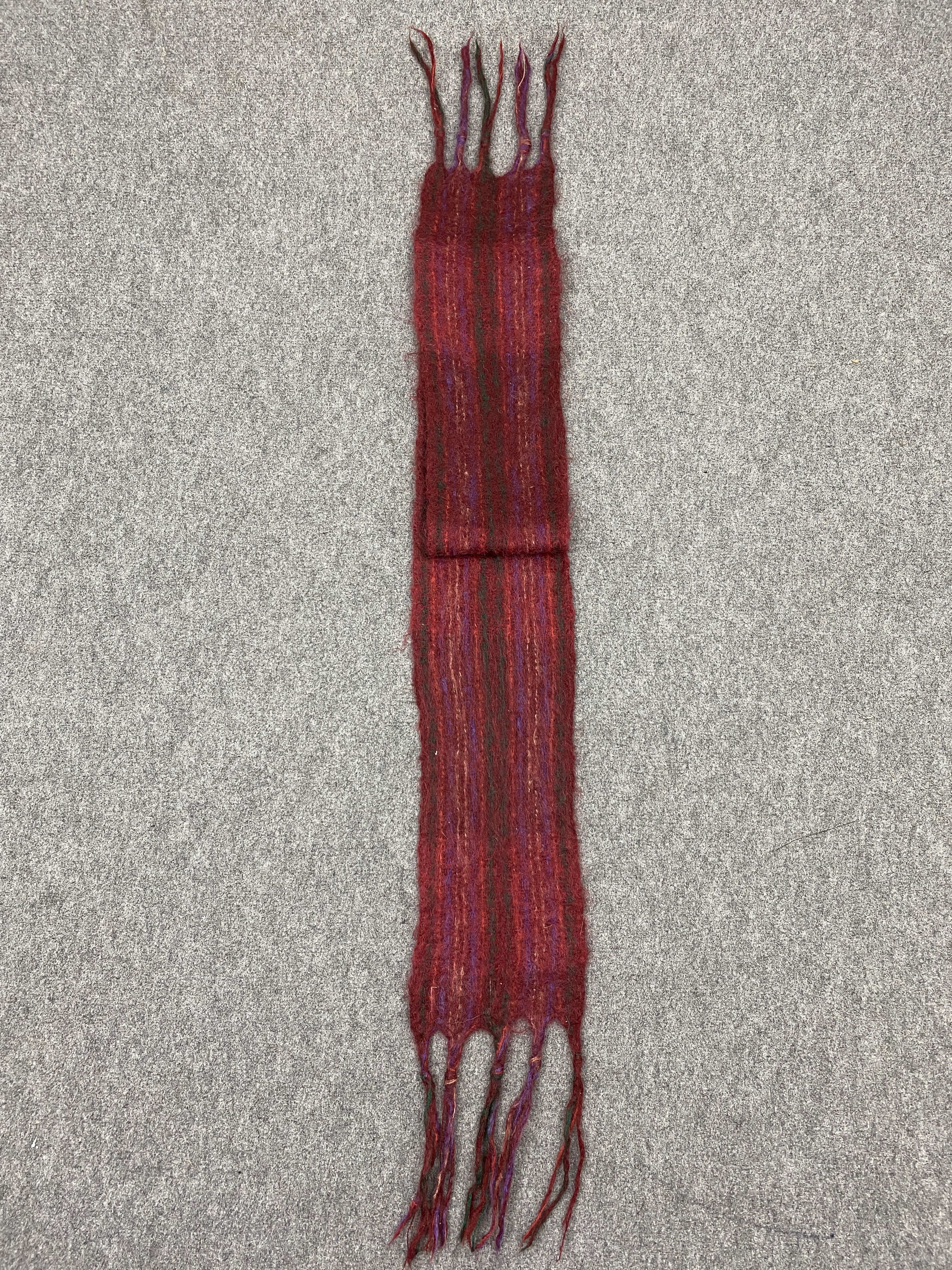 Other ST.ALBANS Plaid Mohair Scarf Muffler - SC0112 Size ONE SIZE - 6 Thumbnail
