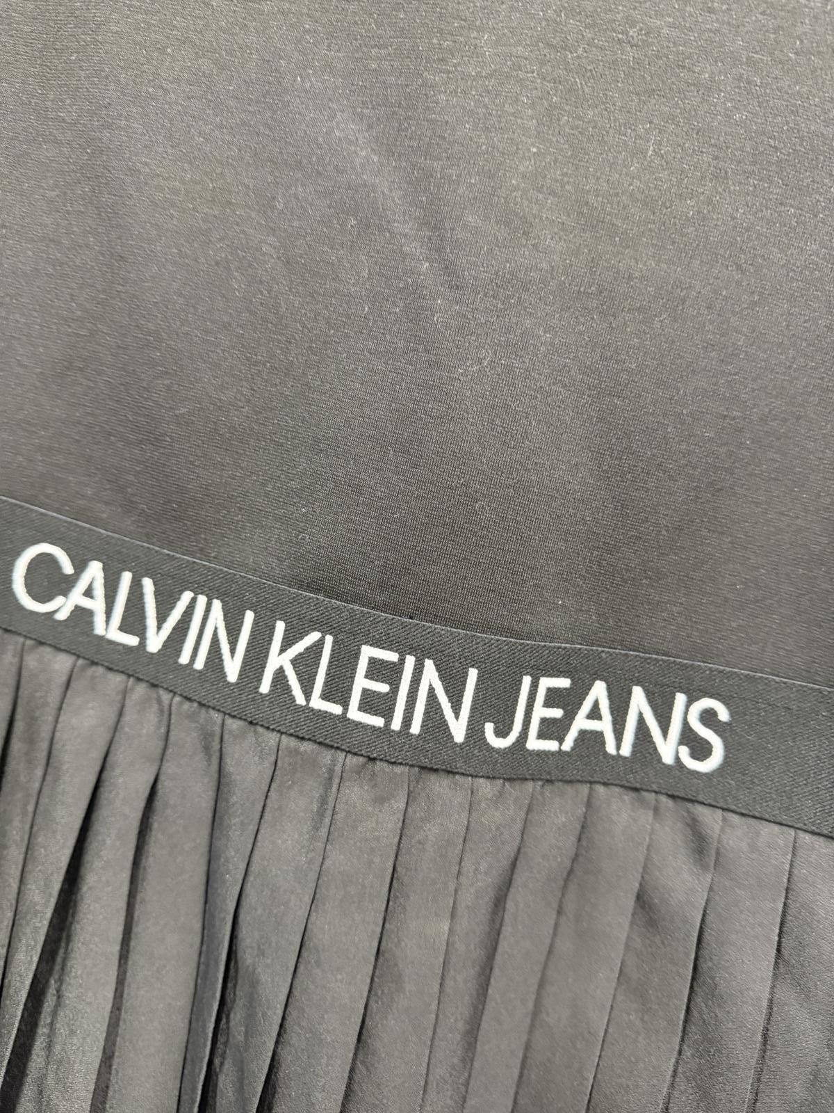 Other Calvin Klein Jeans Black Pleated Dress XS Size XS / US 0-2 / IT 36-38 - 3 Thumbnail