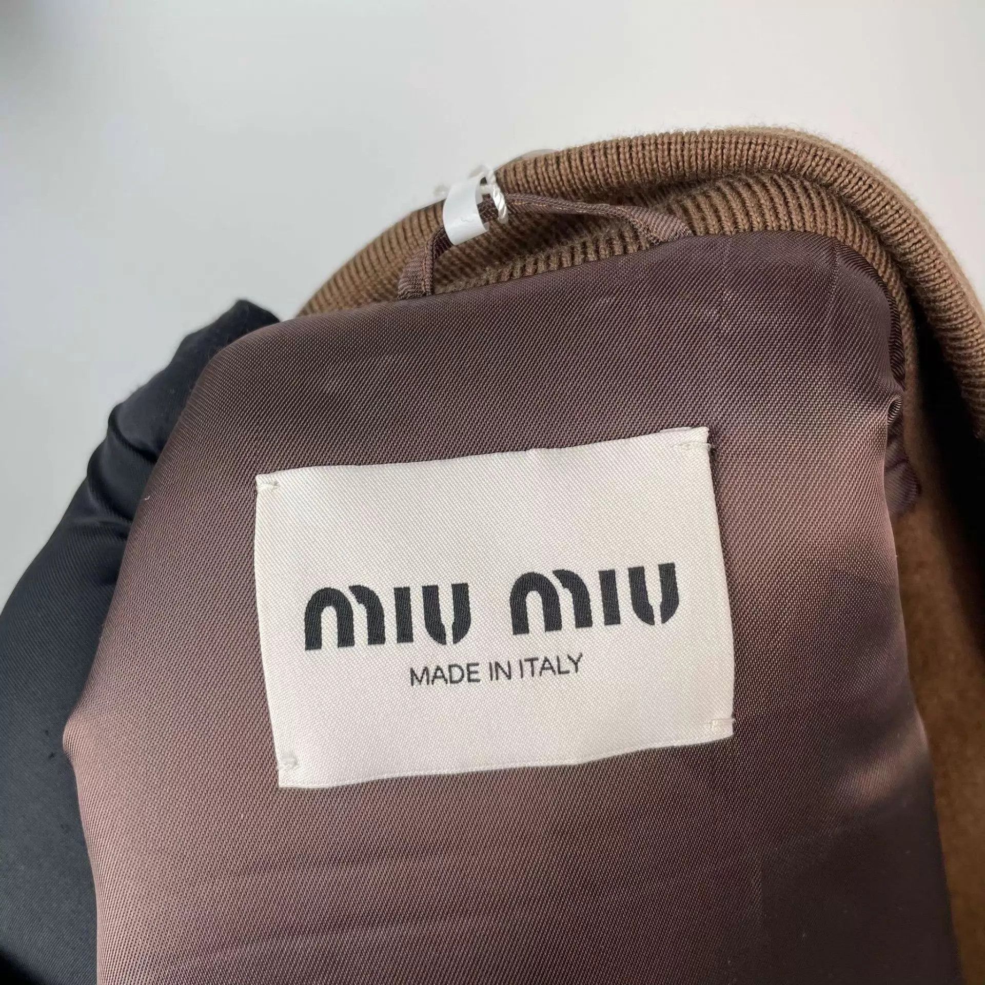 Miu Miu Miu Miu Wool Casual Jacket Brown Size 38 Size XS / US 0-2 / IT 36-38 - 4 Thumbnail