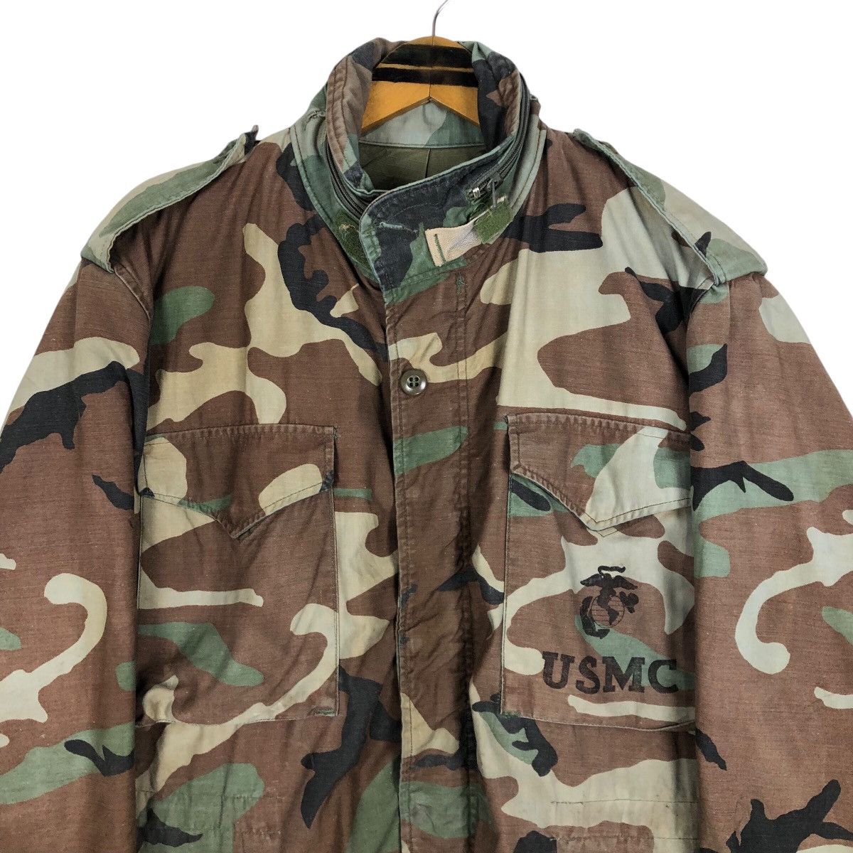 Vintage Vintage United States Marine Corps Camouflage Field Jacket Size US L / EU 52-54 / 3 - 3 Thumbnail