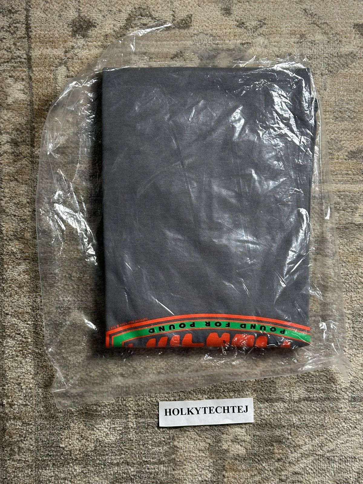 Supreme Supreme Pound Tee - Charcoal - L - FW23 Size US L / EU 52-54 / 3 - 6 Thumbnail