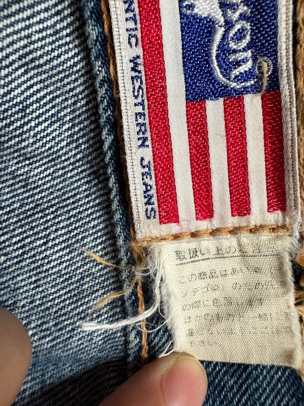 Japanese Brand Vintage Japanese Brand Mud Wash Bush Pant Bellbottom Jeans Size 27" / US 4 / IT 40 - 9 Thumbnail